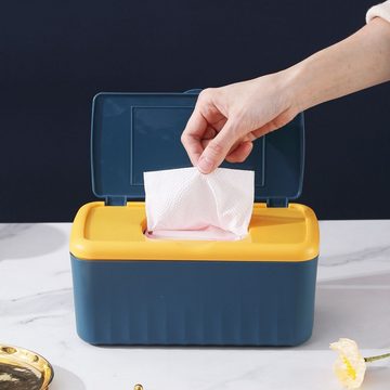 Lubgitsr Papiertuchbox Aufbewahrungsbox für Feuchttücher, Feuchttücher,für trockene und nasse
