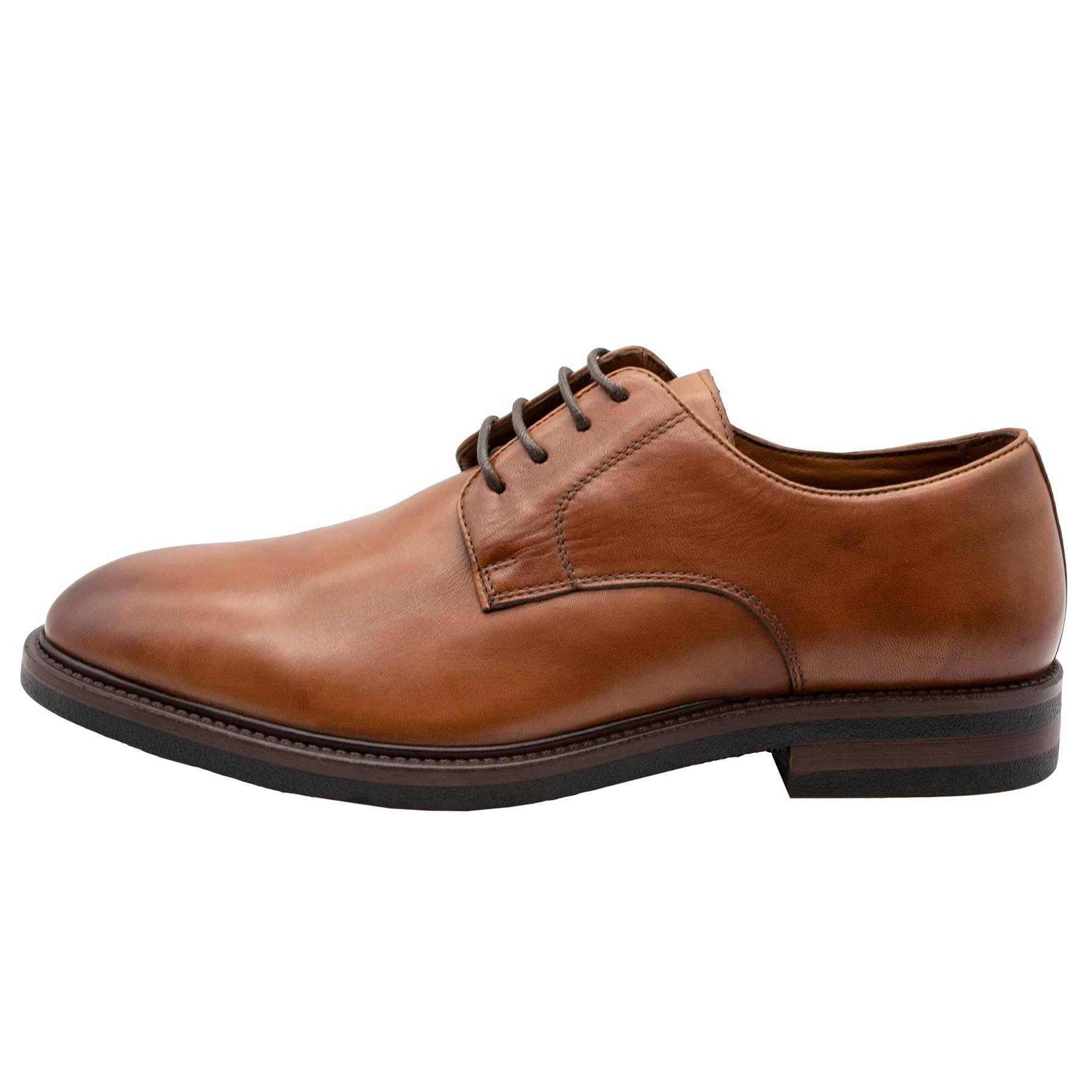 MARC männlich casual Lenny Halbschuh Leder Sneaker