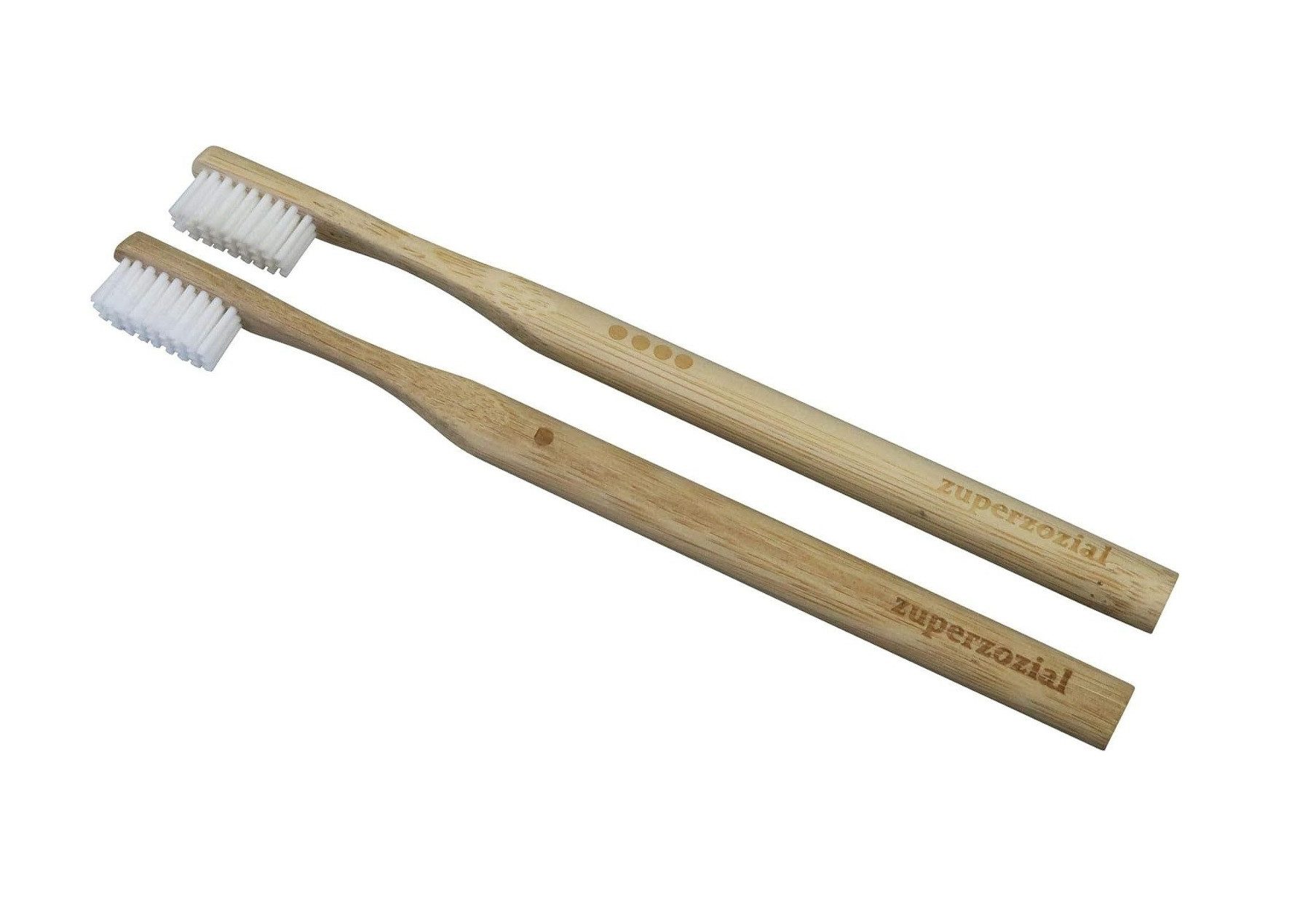 Capventure Zahnbürste Zahnbürsten Handzahnbürste 2'er-Set Bamboo Zuperzozial 1460400