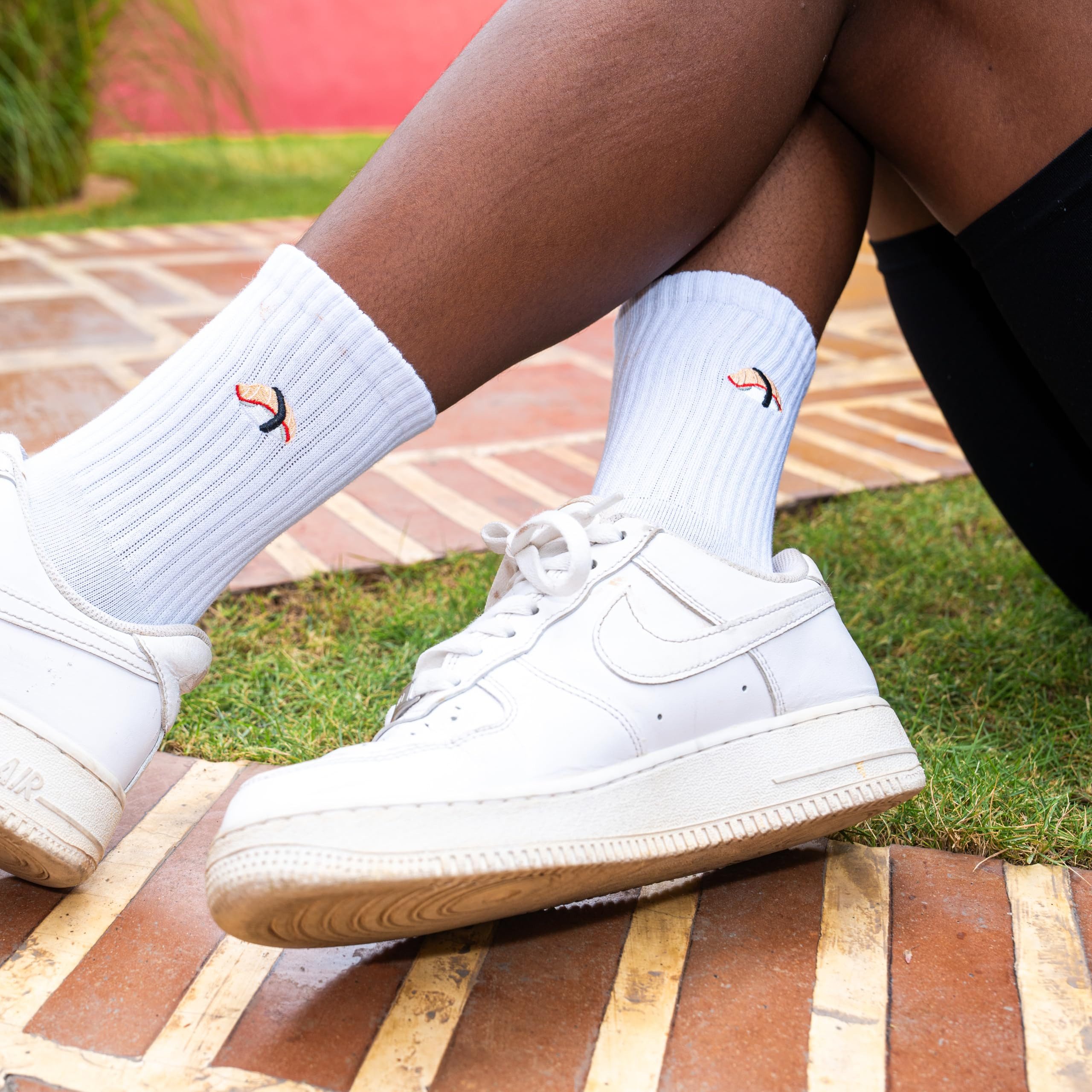 Made by Nami Socken 3 Paar Lustige Socken Damen & Herren mit Motiv im Set (Set, 3 Paar) Festival Accessoires, Motiv Food Sushi