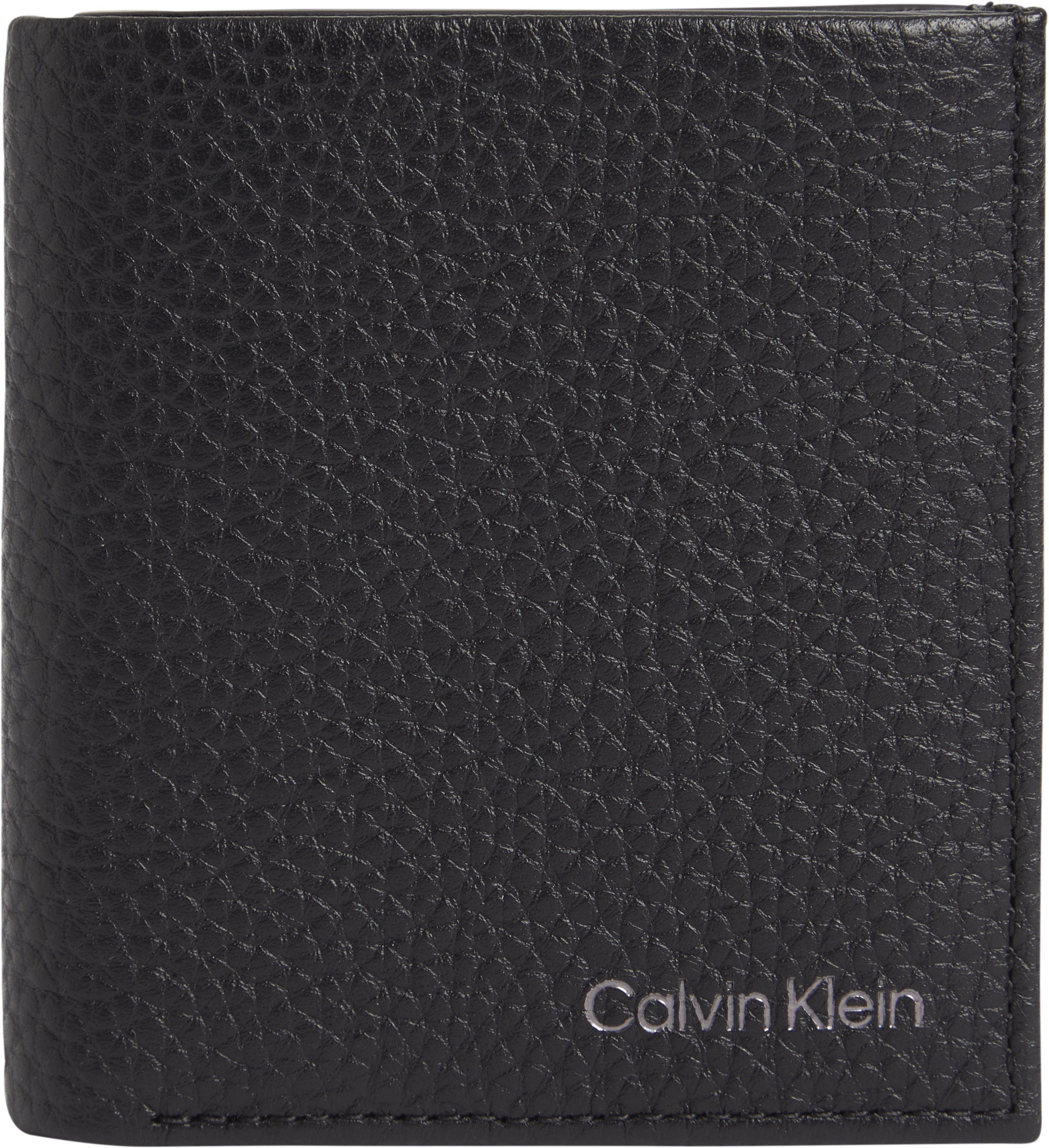 Calvin Klein Geldbörse WARMTH TRIFOLD 6CC W/COIN, mit klassischem Markenschriftzug