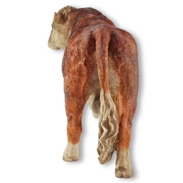 colourliving Gartenfigur Bulle Figur lebensechte Tierfiguren Rinderfigur, (Bauernhoftiere), 44 cm lang, Rinderfigur, handbemalt, detailgetreu hergestellt