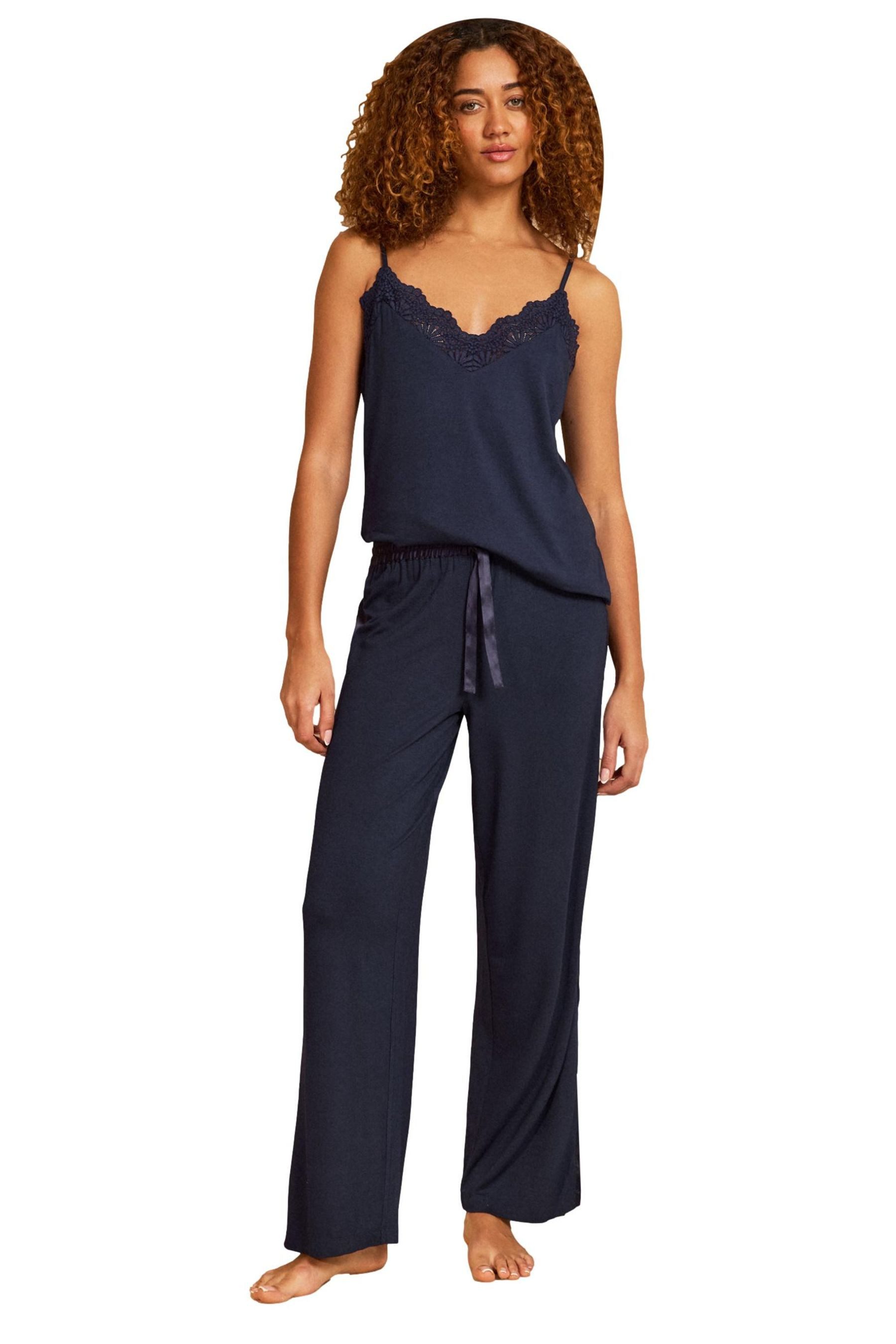 Pyjama Love & Roses Cami-Pyjama mit langer Hose