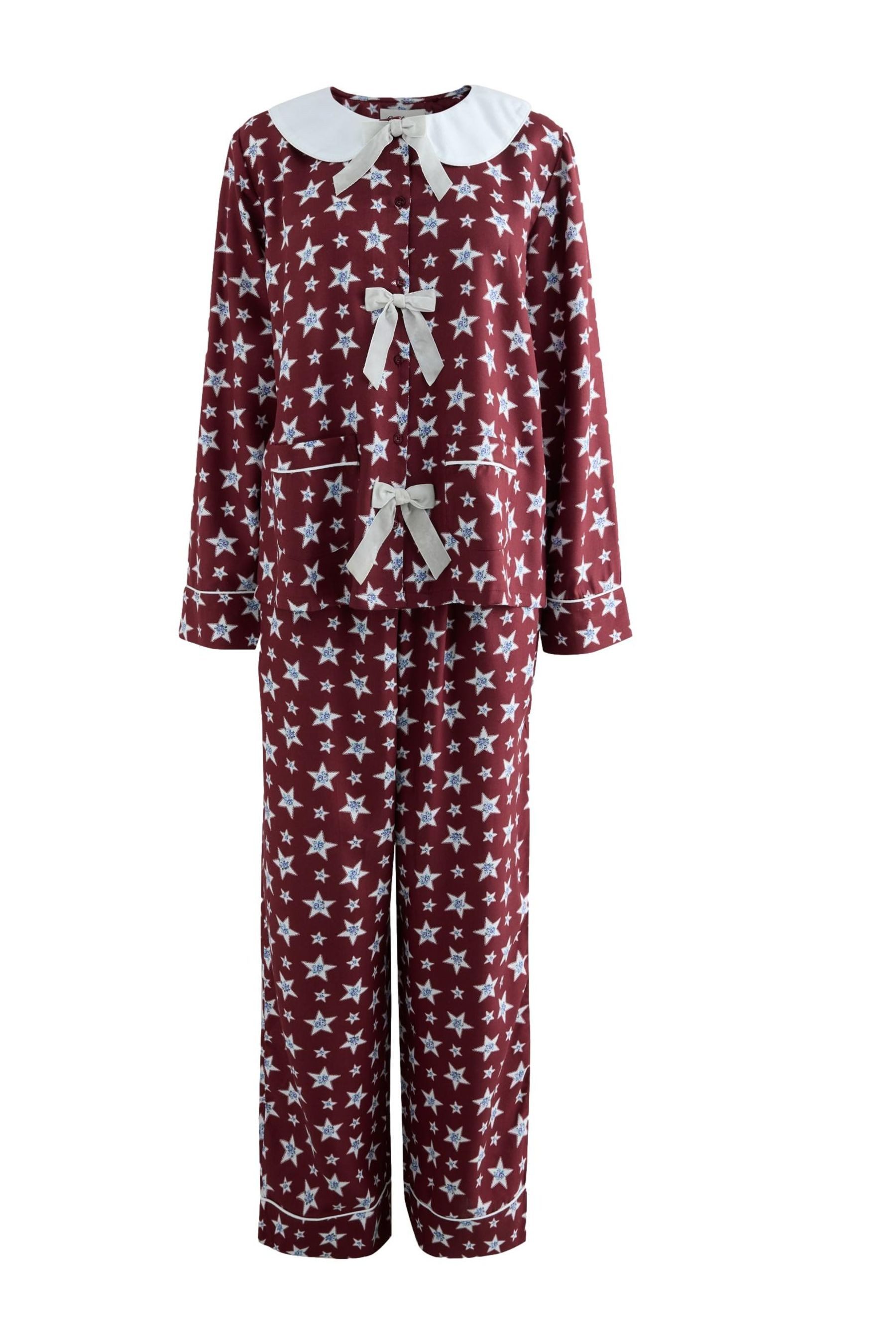 Cath Kidston Pyjama Cath Kidston Schlafanzug mit durchgehender (2 tlg)
