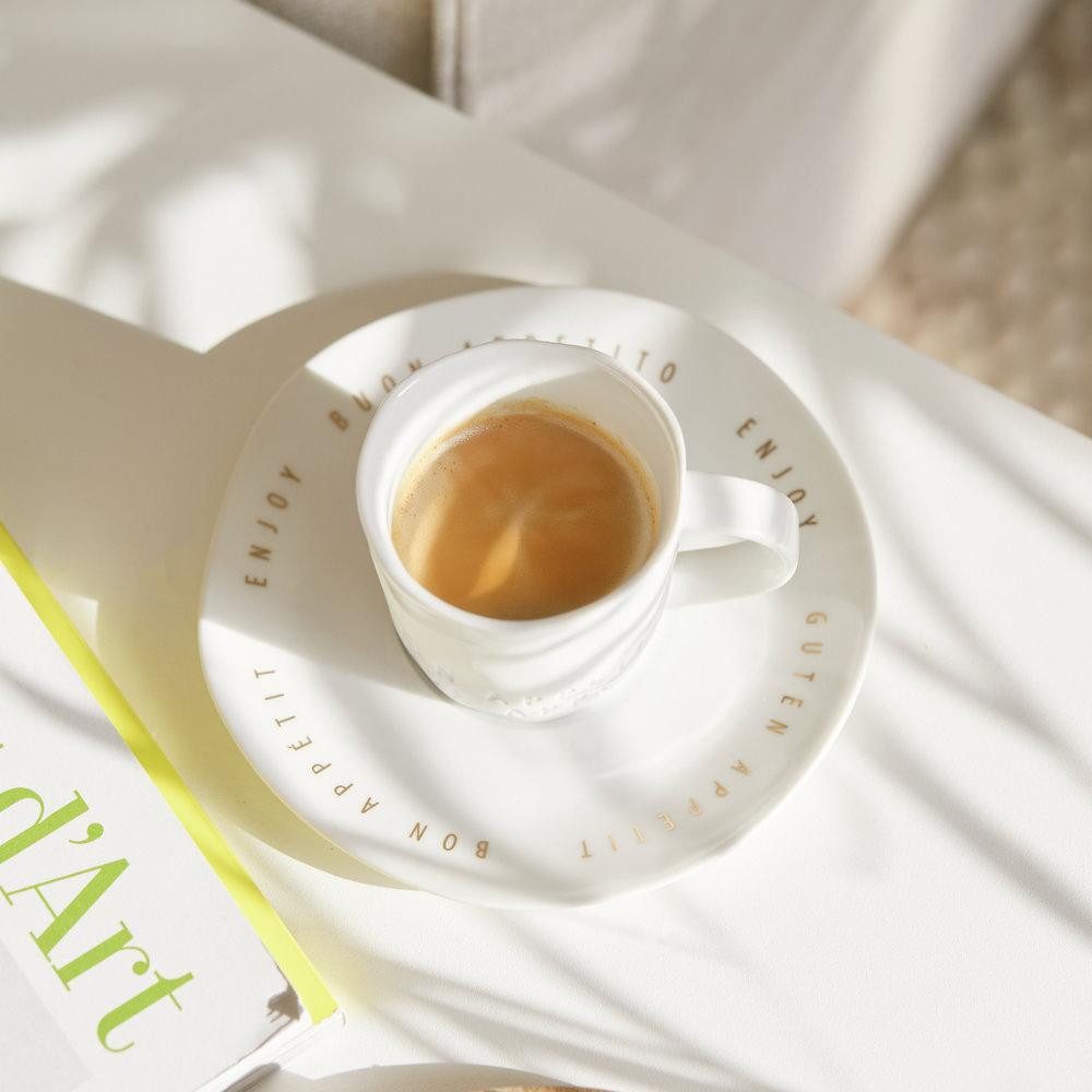 Räder Tasse Design Espresso Tasse Mit Untertasse Guten Appetit