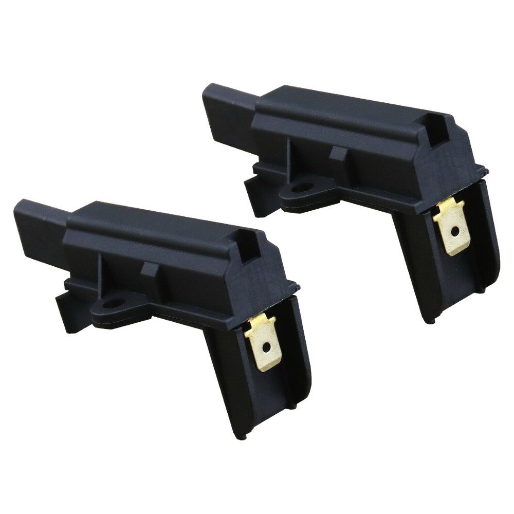 Trade-Shop Ersatzbürste 2x passend für Beko WMD75127 WMF25126T WMF51221E WMF25121T WMF25125M, 12,5mm x 5mm x 32mm Motorkohlen Kohlebürsten Schleifkohlen, (2-tlg), Geeignet für viele Waschmaschinen-Motoren - mit Halter (Länge: 52mm)