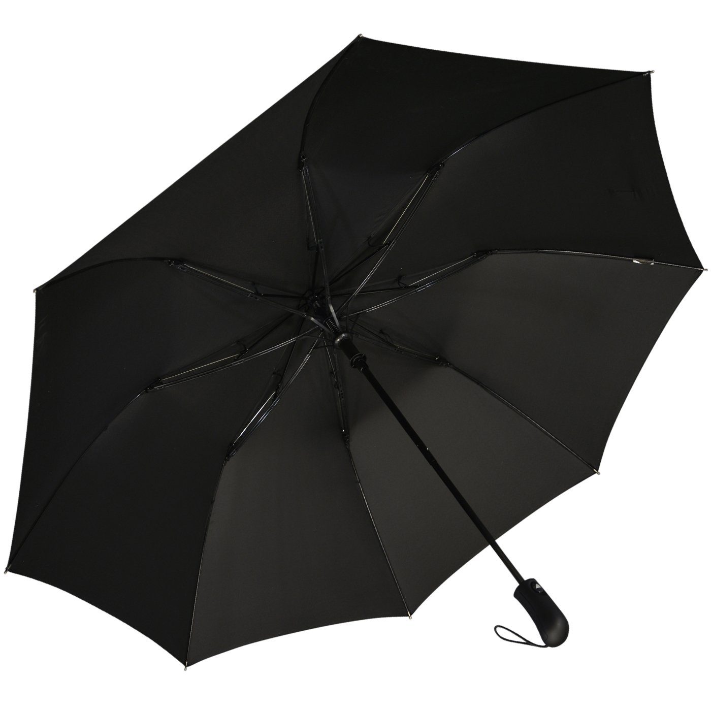 iX-brella Taschenregenschirm Trekking Golf-Taschenschirm XXL mit Umhängetasche, mit riesigem 124cm Dach-Durchmesser