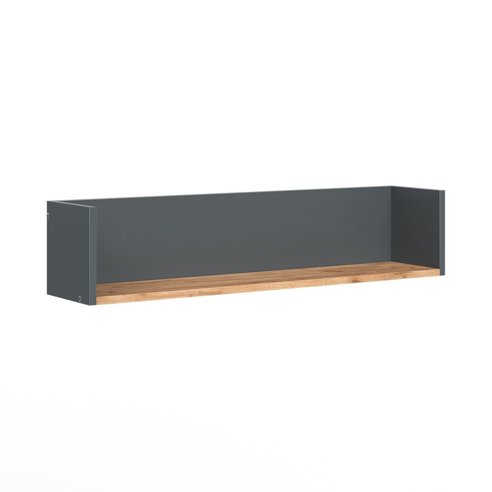 Vicco Bücherregal Viktor, Anthrazit/Goldkraft Eiche, 93.4 günstig online kaufen