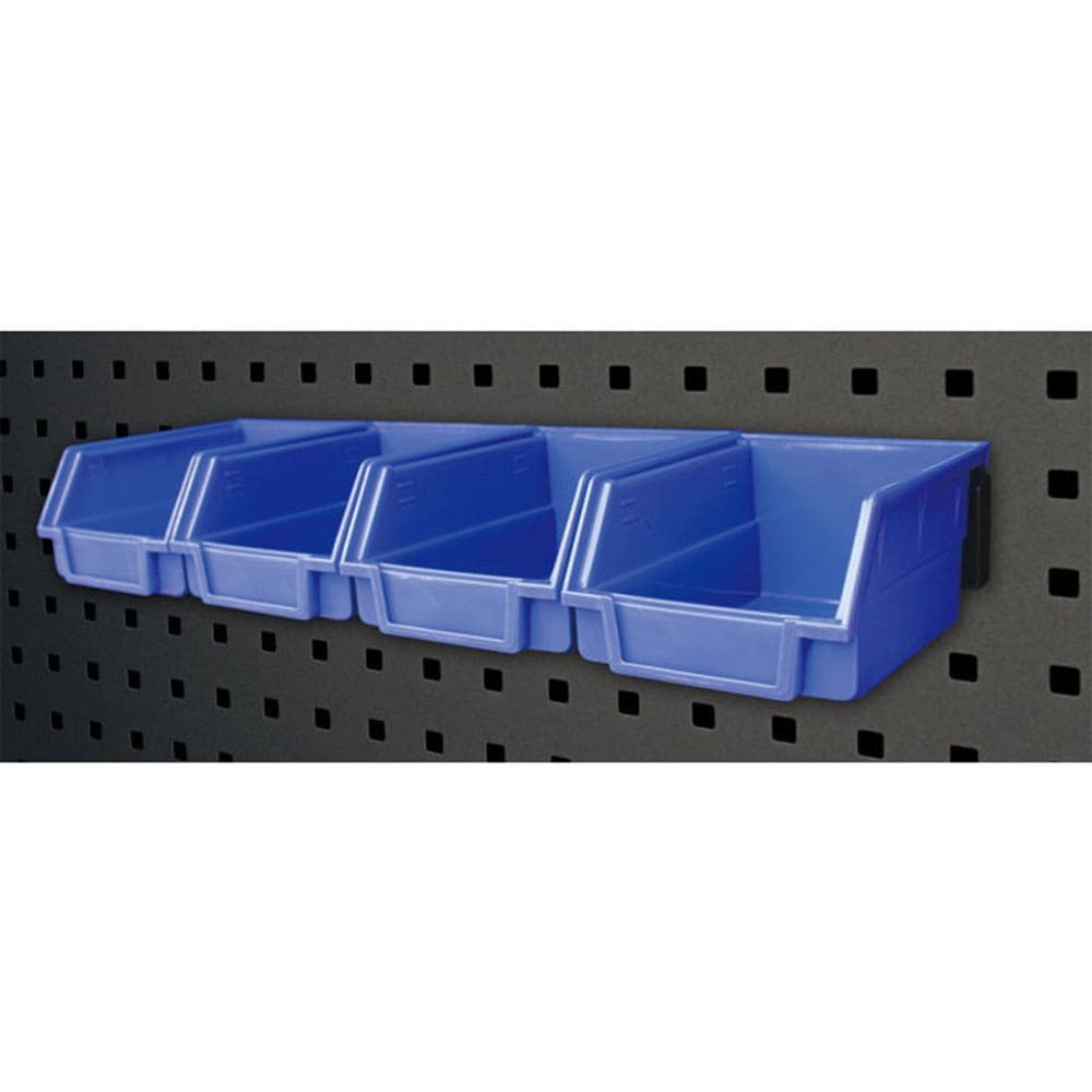 Werkstatt-Set VAR Kleinteilekisten MO-52070 4 Stk. + Wandhalter