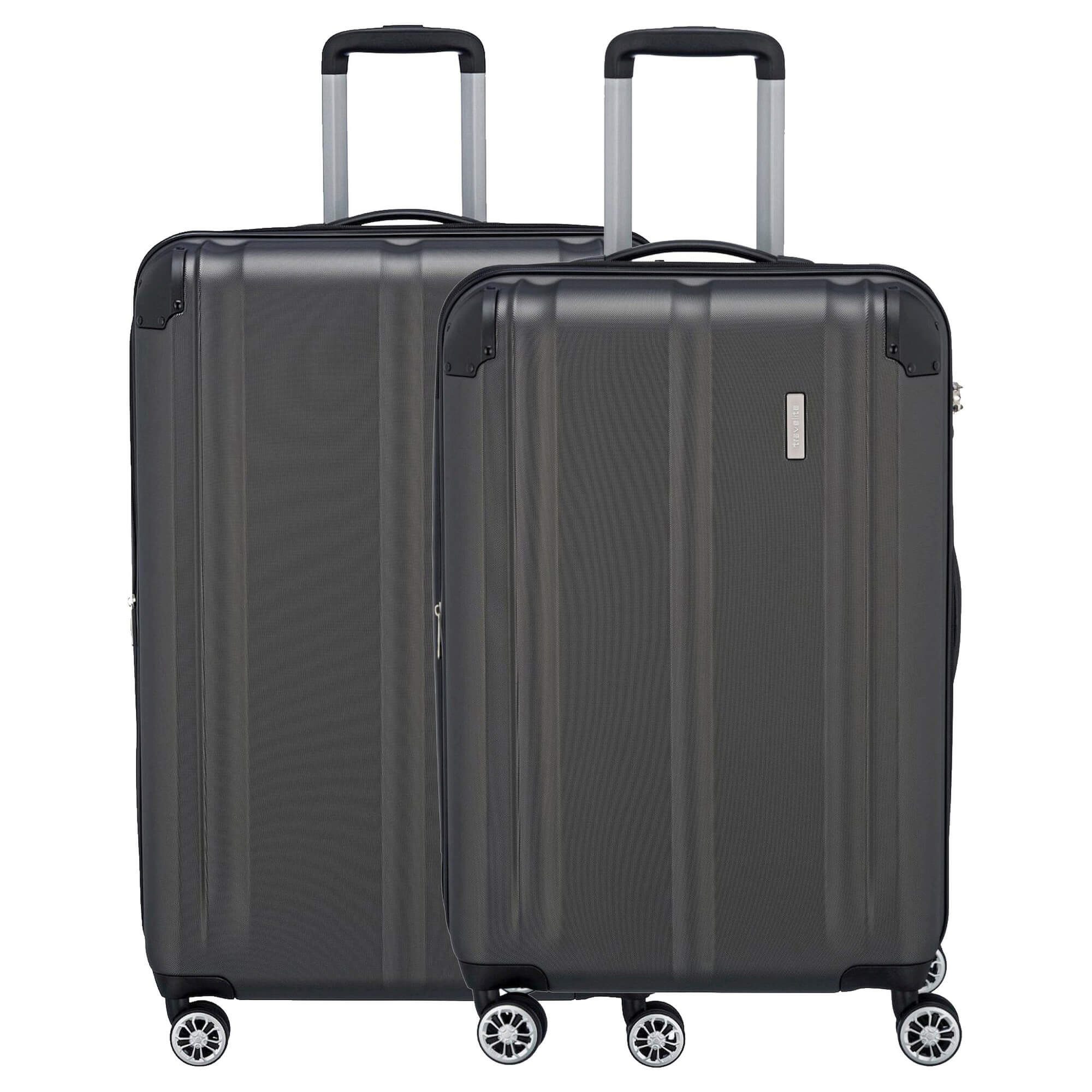 Kofferset City - 4-Rollen Trolley Set 2tlg. (anthrazit)