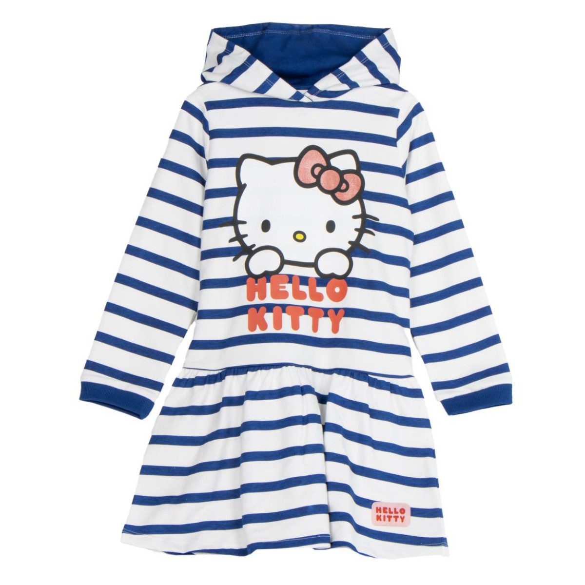 Cerda Sweatkleid Hello Kitty Sweatkleid Mädchen 100 % Baumwolle – Kinder Freizeitkleid Hello kitty Druck