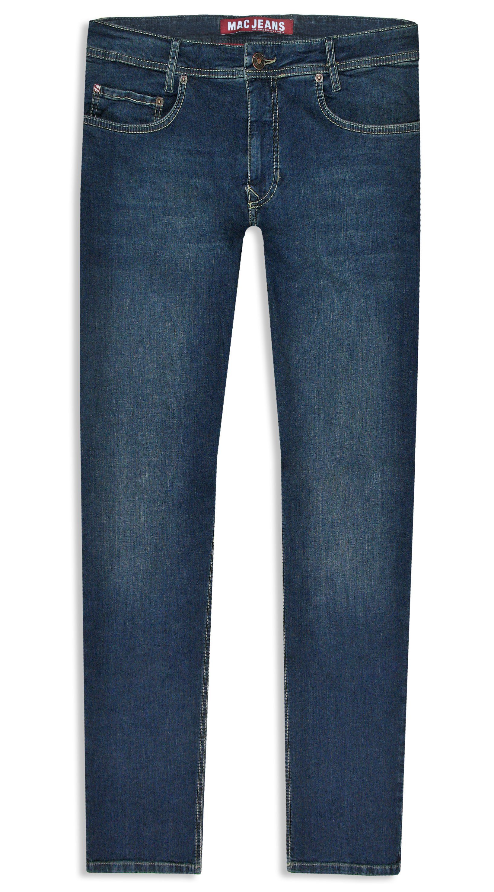 MAC 5-Pocket-Jeans Arne Summer Denim Light Weight Stretch H641 Authentic Deep Blue