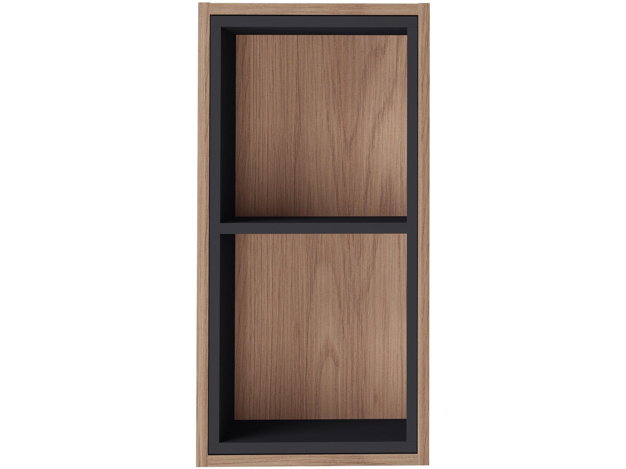 loft24 Hängeregal Langley, Wandregal Regal 2 offene Fächer, FSC®-zertifiziert, Breite 30 cm