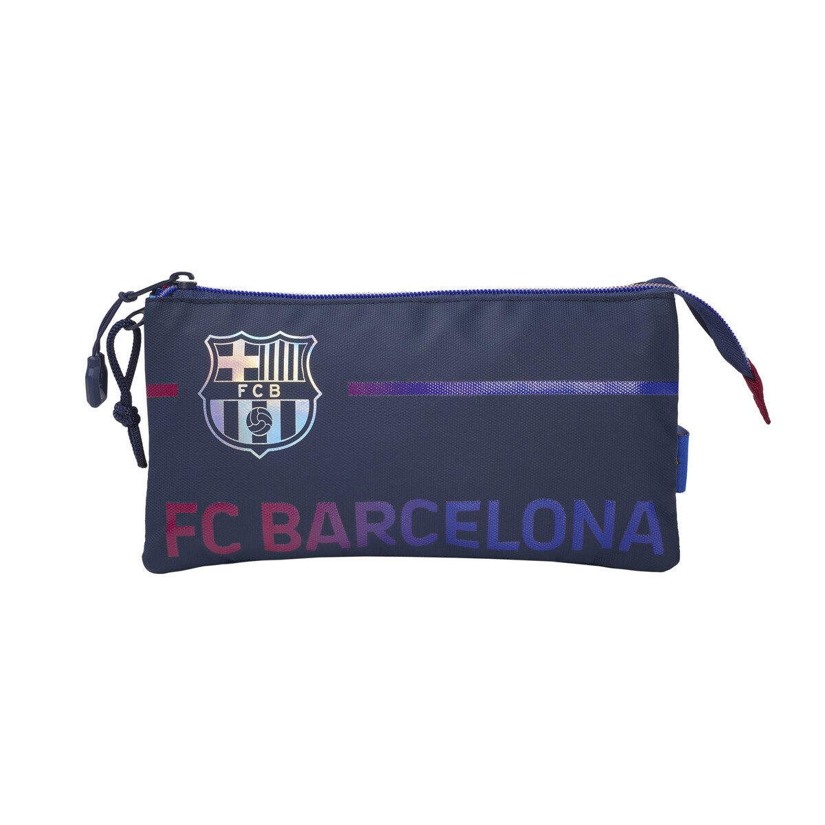 FC Barcelona Federtasche Organizer Triple Federmäppchen Etui 5 Fächer Schlampermäppchen