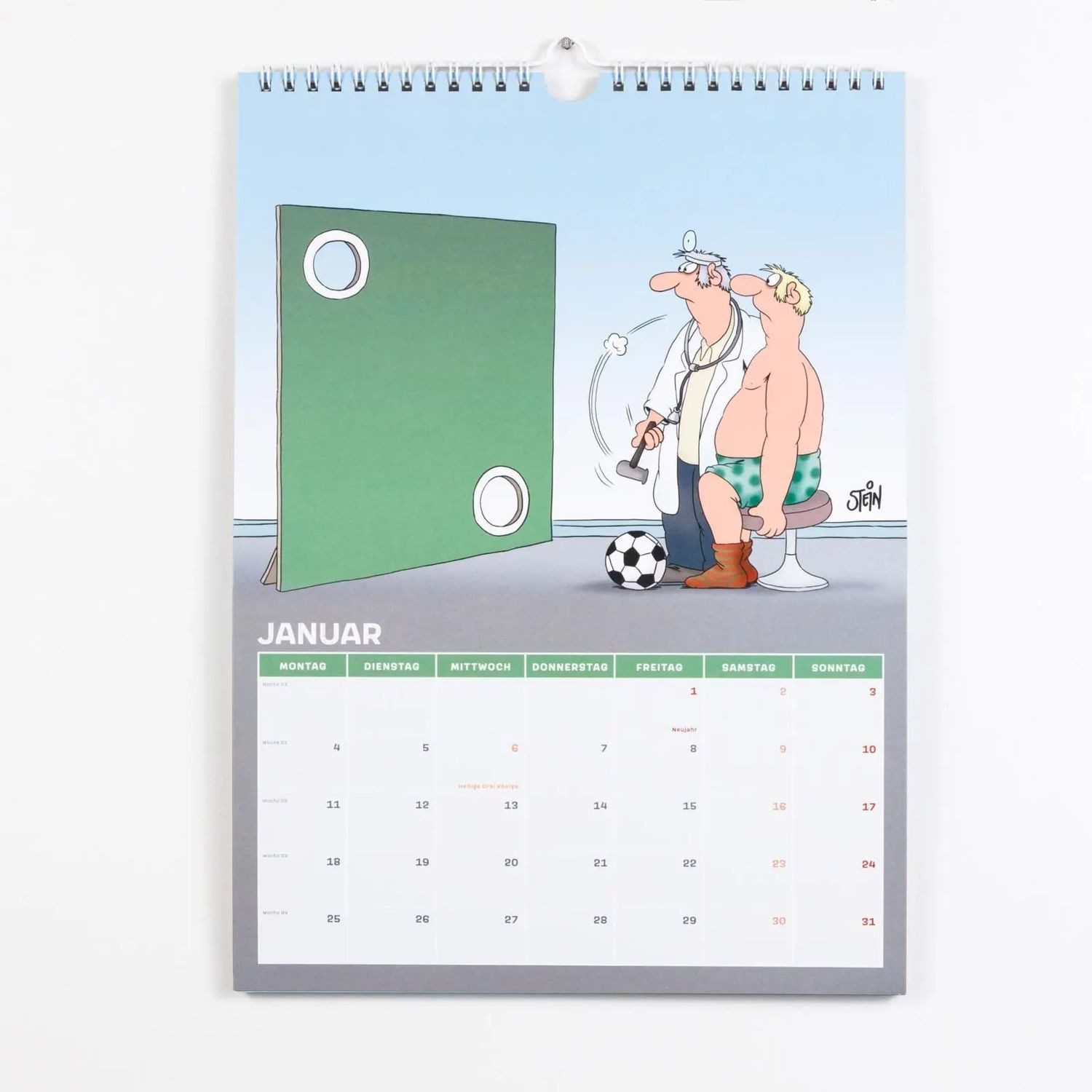 Lappan Verlag Wandkalender Uli Stein Männer Kalender 2027: Monatskalender für die Wand