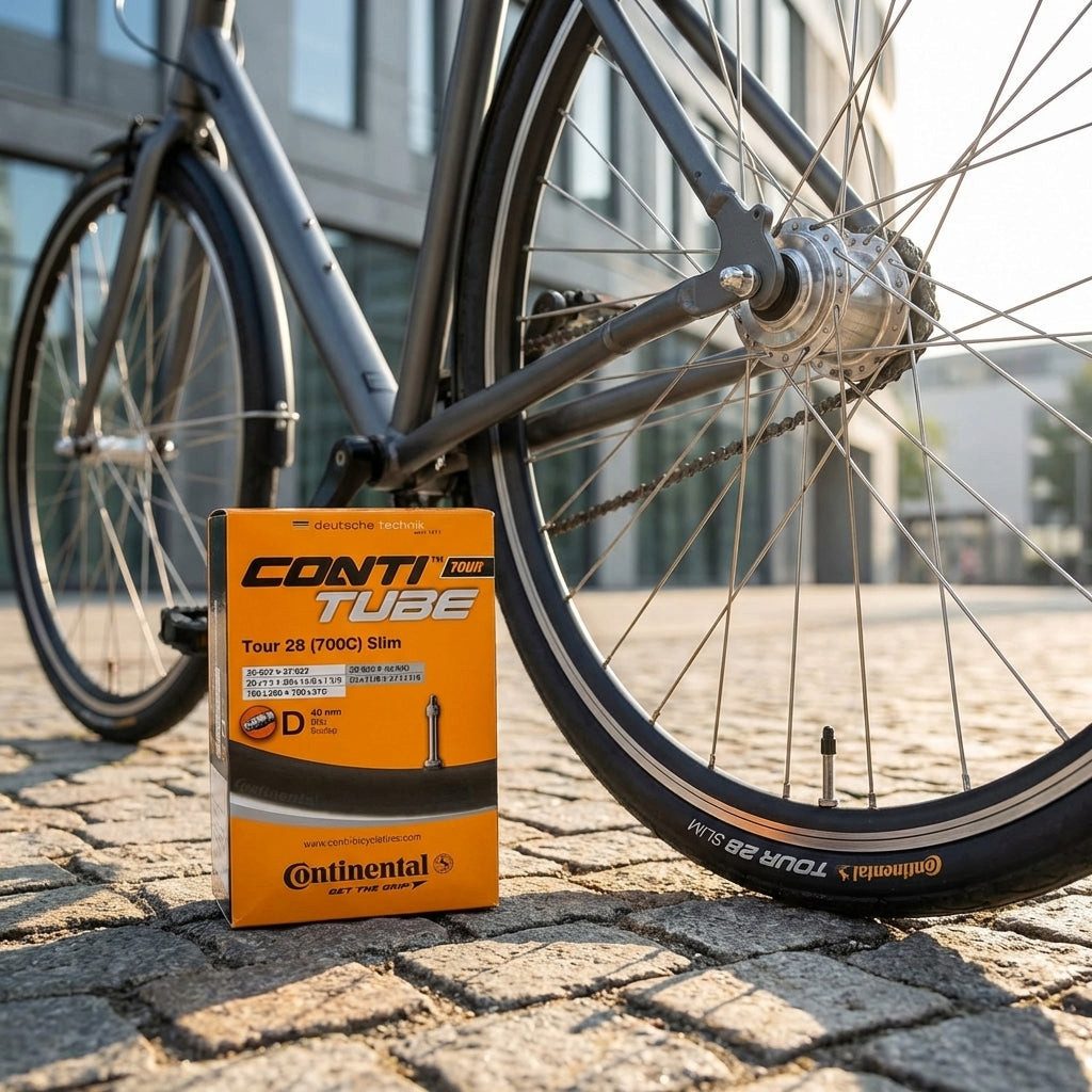 CONTINENTAL Fahrradschlauch Continental Schlauch Conti 28x1.10-1.40Z 28-37/622-642 D40 - Fahrradsc