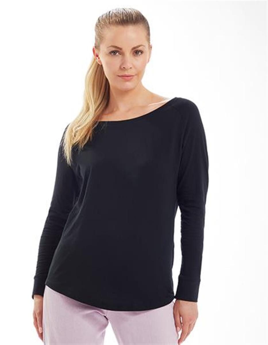 Mantis Langarmshirt Damen Loose Fit Long Sleeve T-Shirt / Single-Jersey