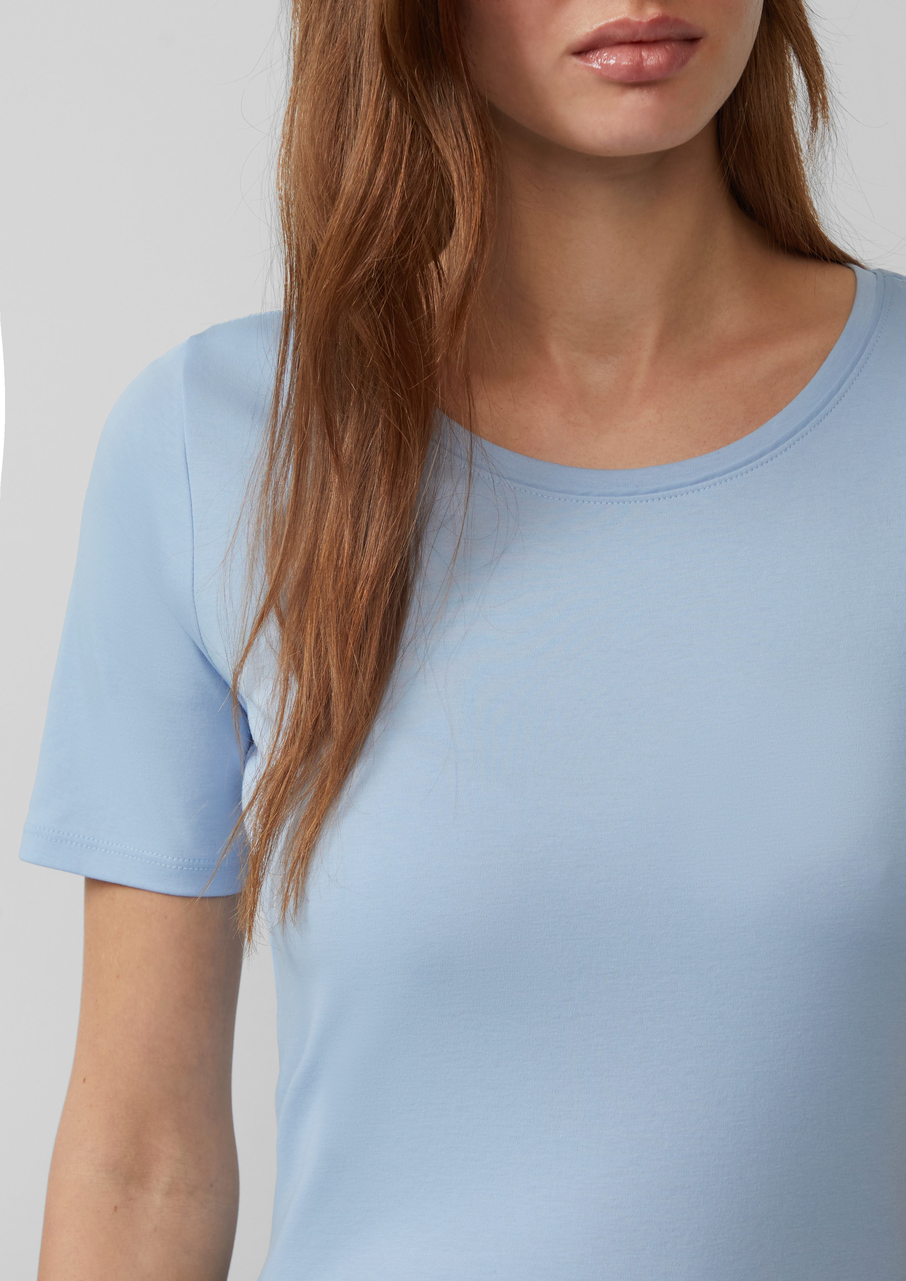 s.Oliver Kurzarmshirt T-Shirt aus Interlockjersey im günstig online kaufen