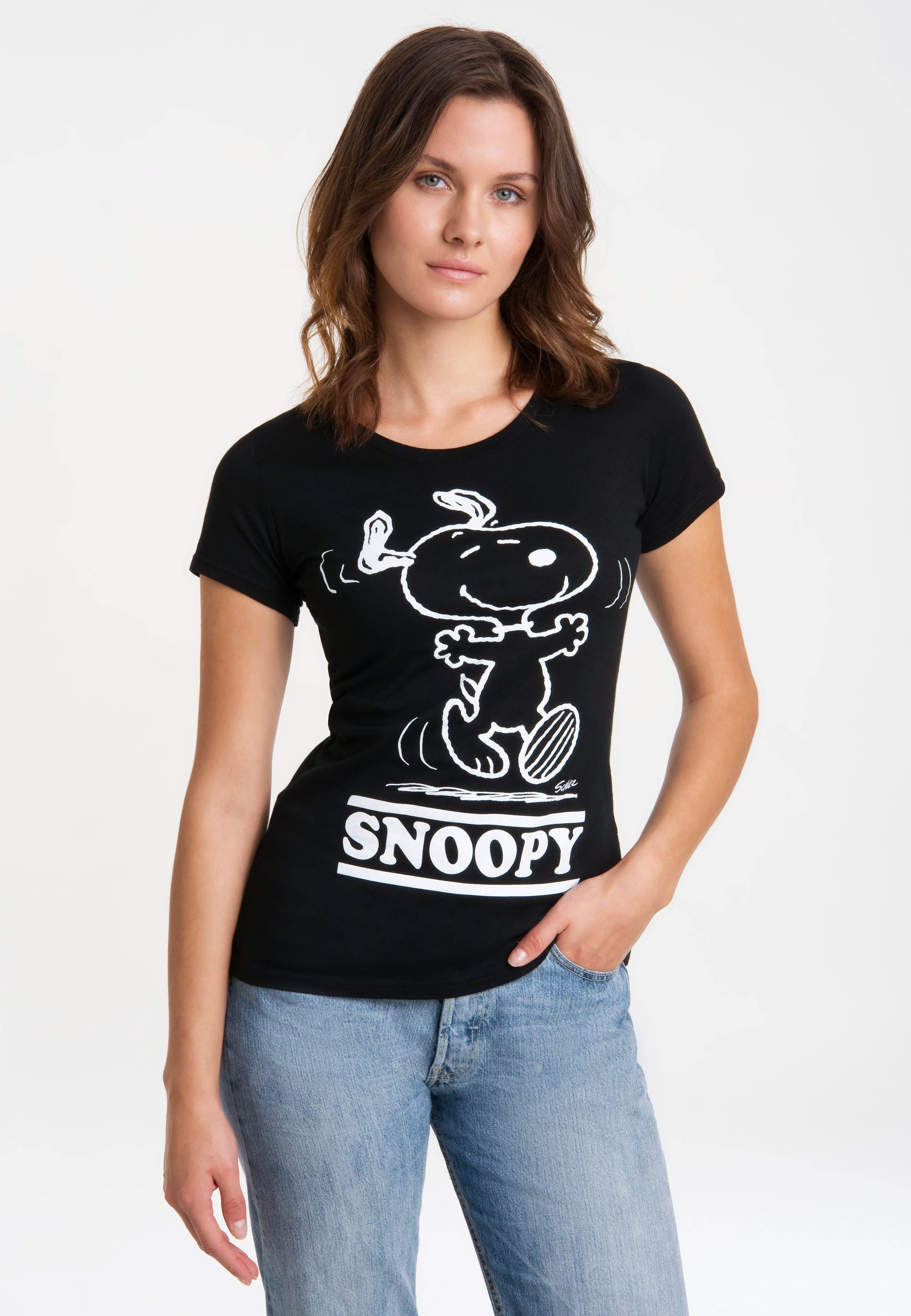 LOGOSHIRT T-Shirt Snoopy - Happy mit günstig online kaufen