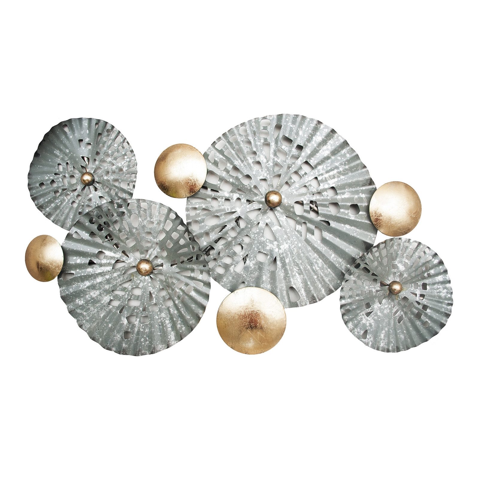 NTK-Collection Wanddekoobjekt Wandbild Silhouette Grey and gold (Stück, 1 St)