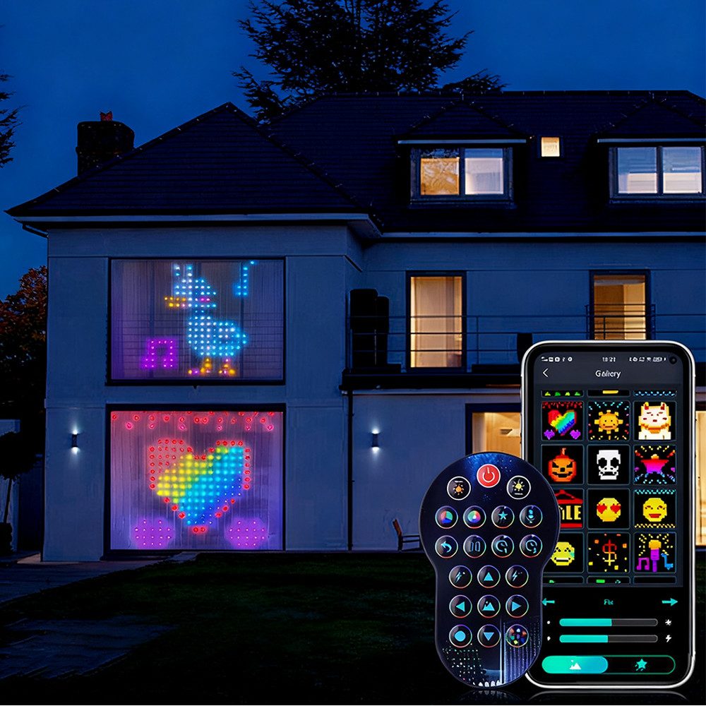 PRIISF Lichterkette Smart Lichterkette Vorhang LED günstig online kaufen