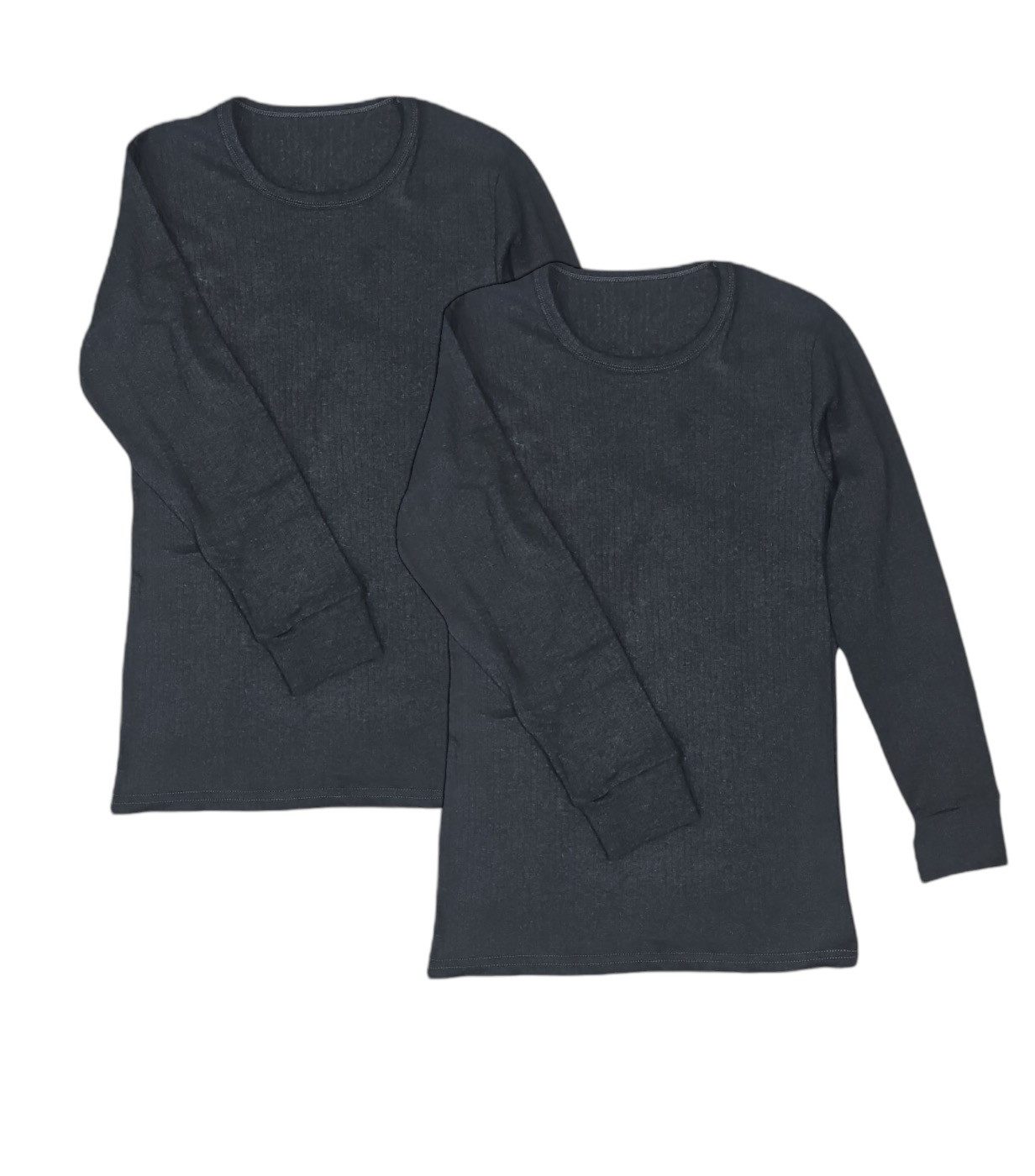 Toker Collection® Thermounterhemd Thermounterhemd langer Arm 2er-Pack (Packung, 2er-Pck) Doppelripp Optik