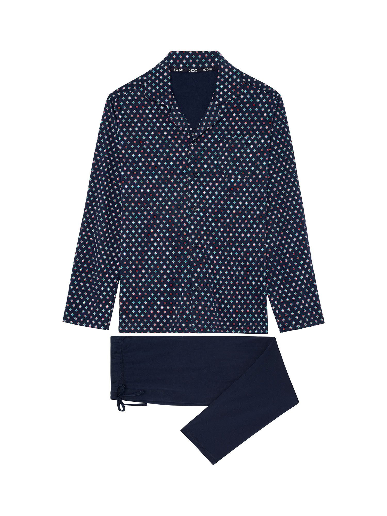 Hom Pyjama Salvador Buttoned (2 tlg) schlafanzug schlafmode bequem