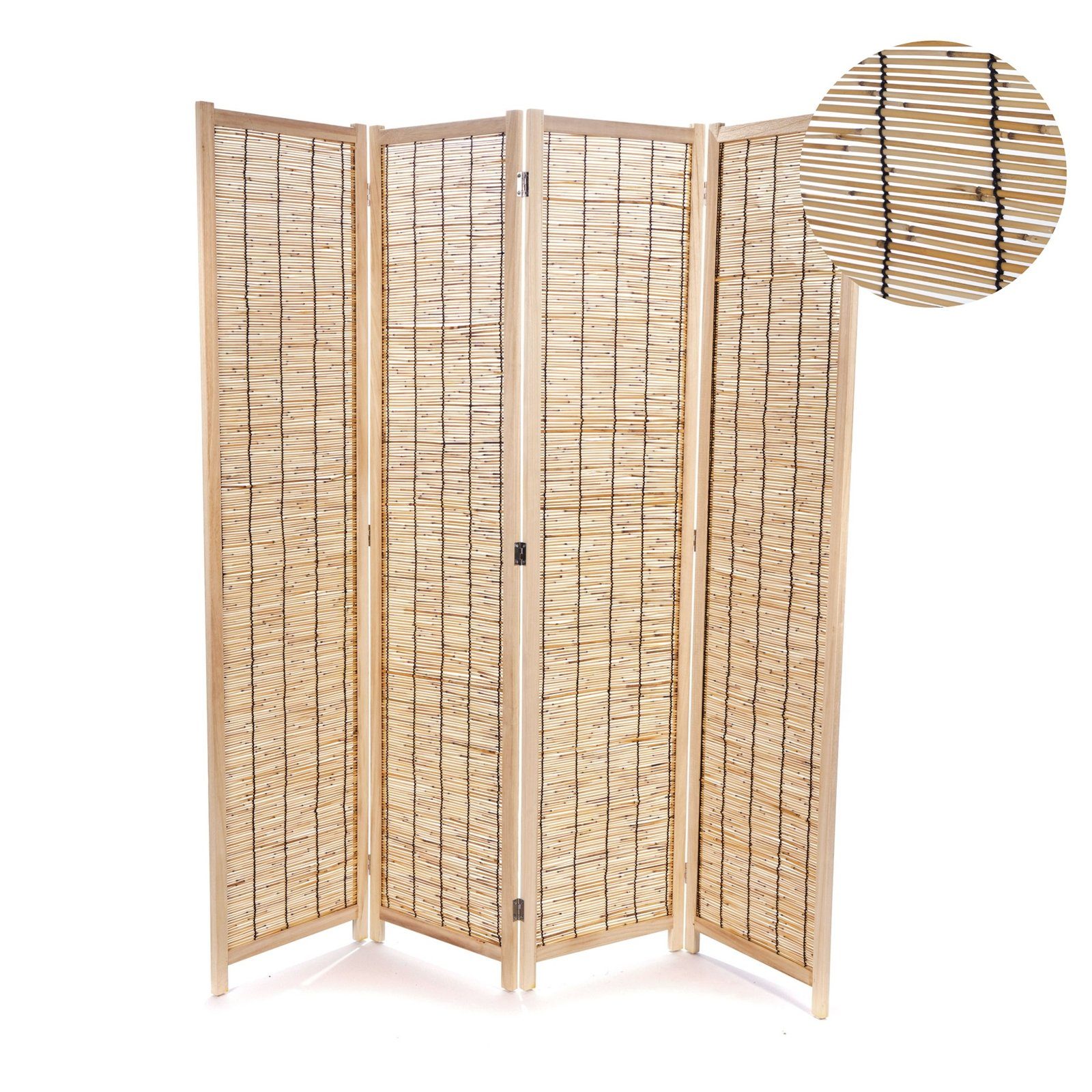 CREEDWOOD Paravent, natur