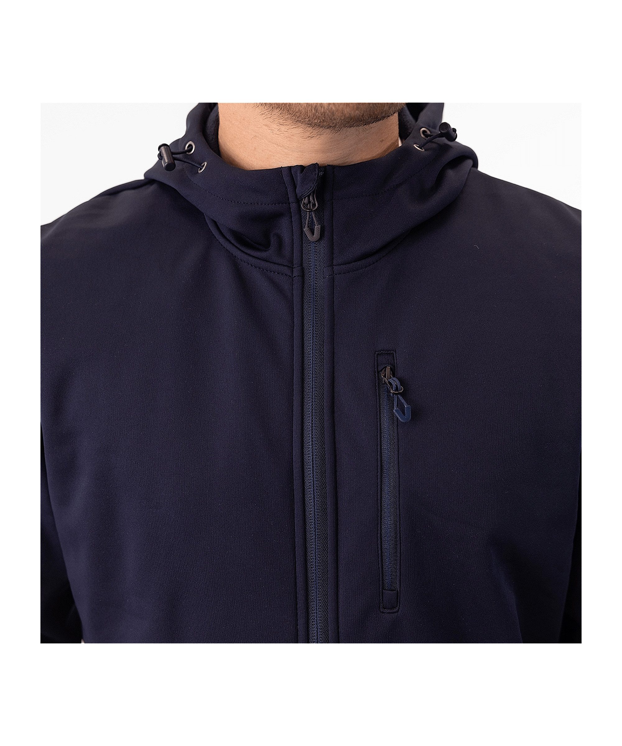 Jako Allwetterjacke Softshelljacke Kids (1-St) Kapuze_Kordelzug – Bild 3 von 5