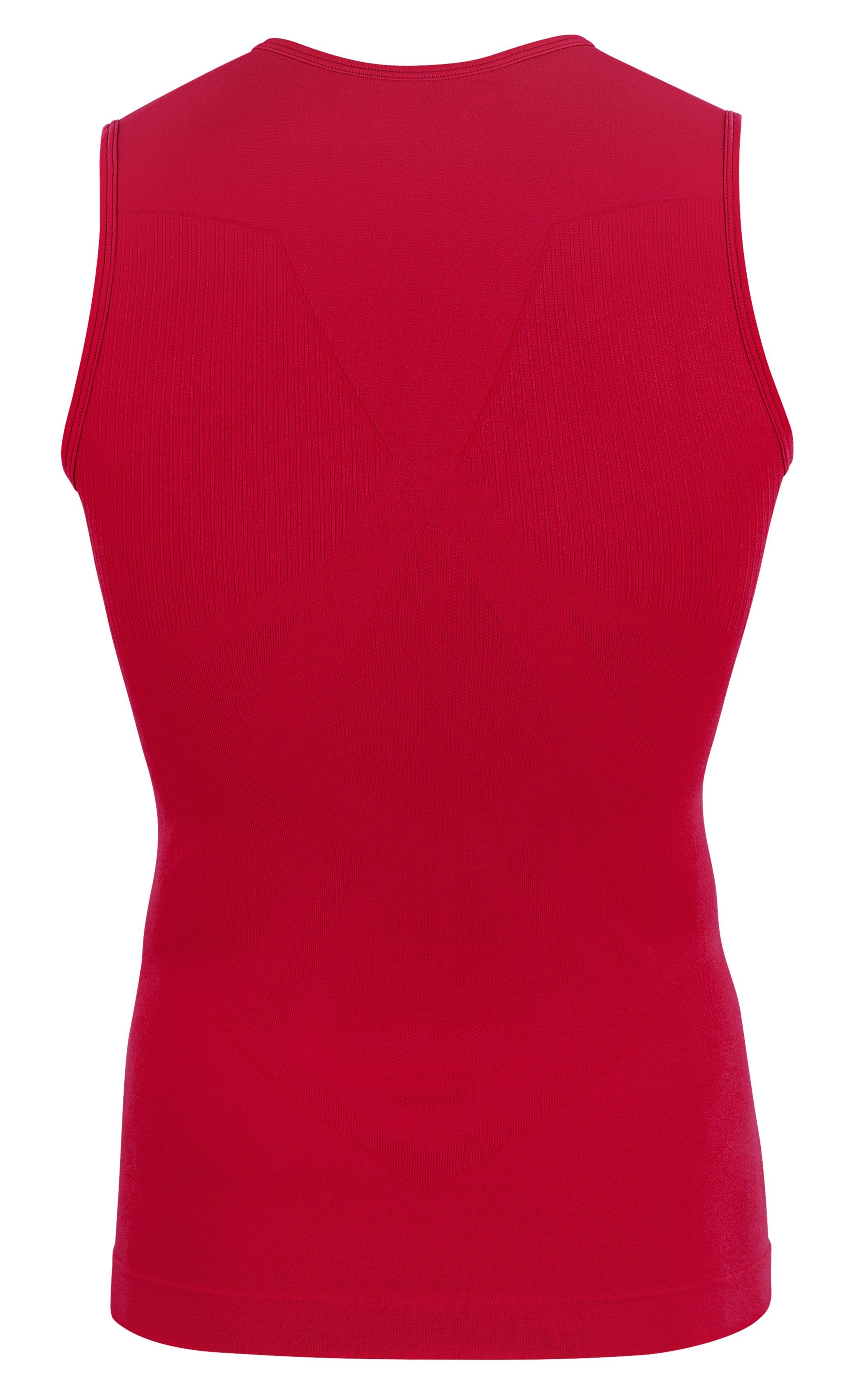 Stark Soul® Rot UP WARM Tanktop - Funktionsshirt Unterzieh-Shirts Seamless Ärmellos 