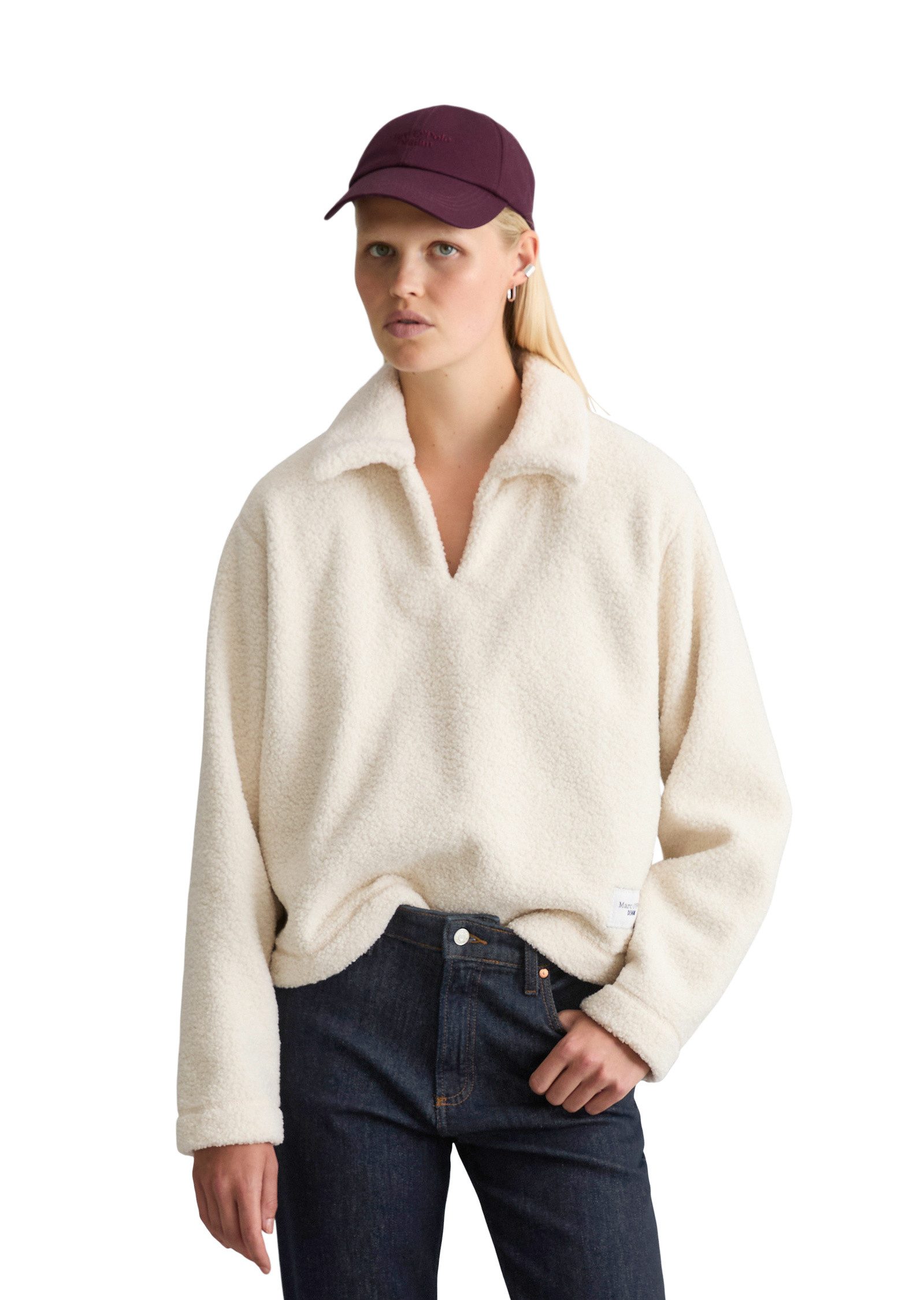 Marc O'Polo DENIM Sweatshirt aus recyceltem Polyester