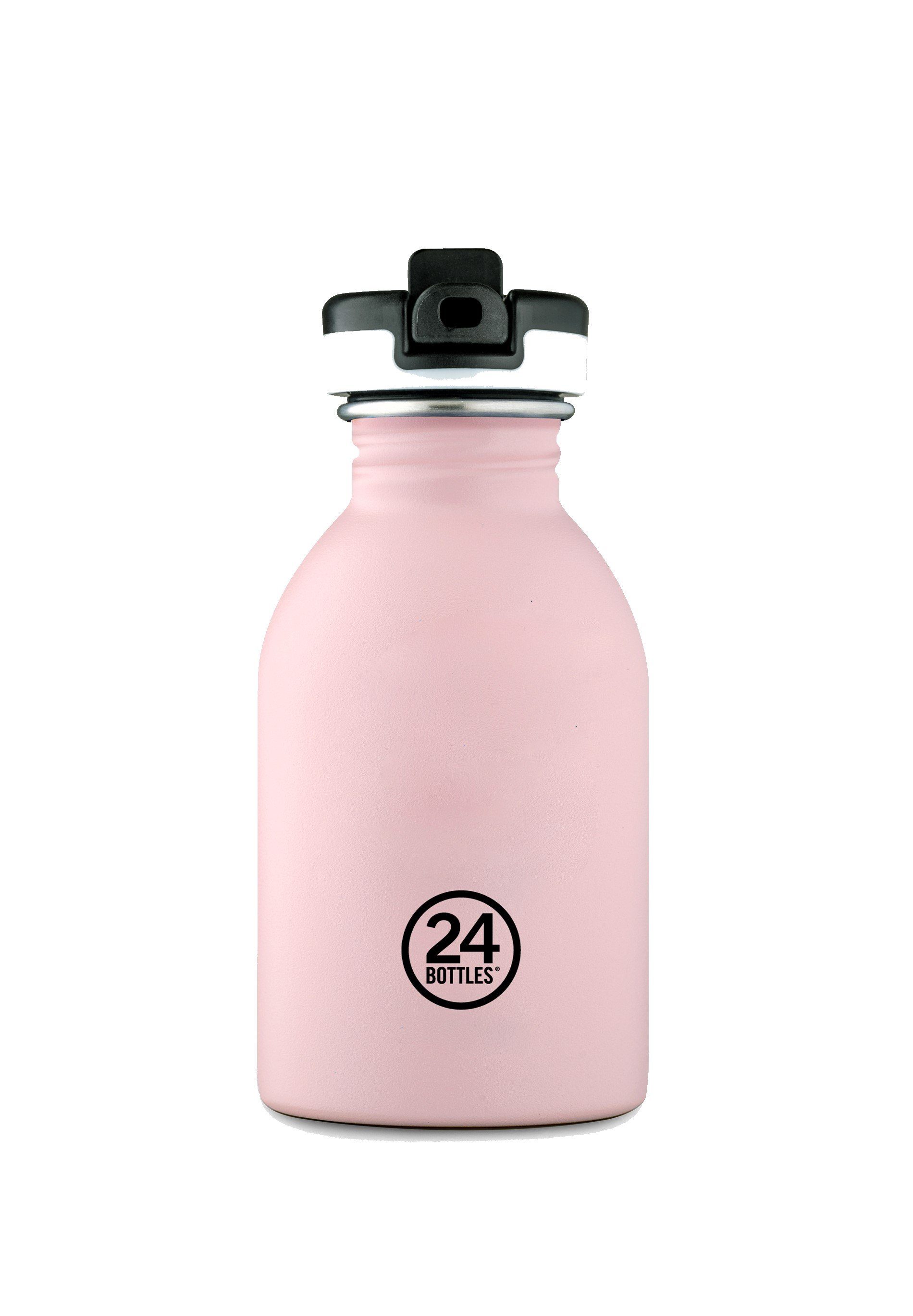24 Bottles Trinkflasche Urban with ml Stone Bottle Collection Kids Lid 250 Candy Sport Pink