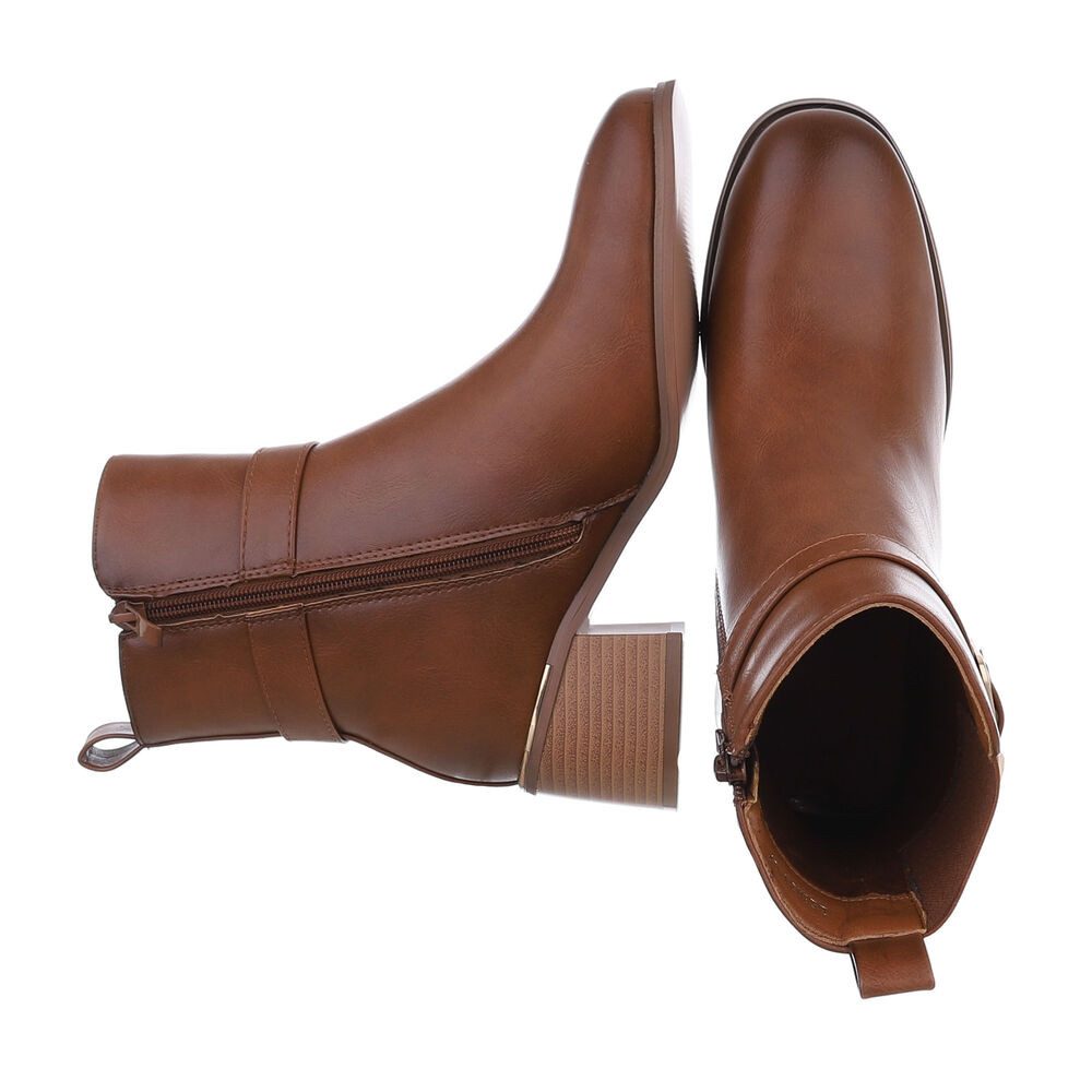 Ital-Design Damen Elegant Stiefelette (87214617) Blockabsatz günstig online kaufen