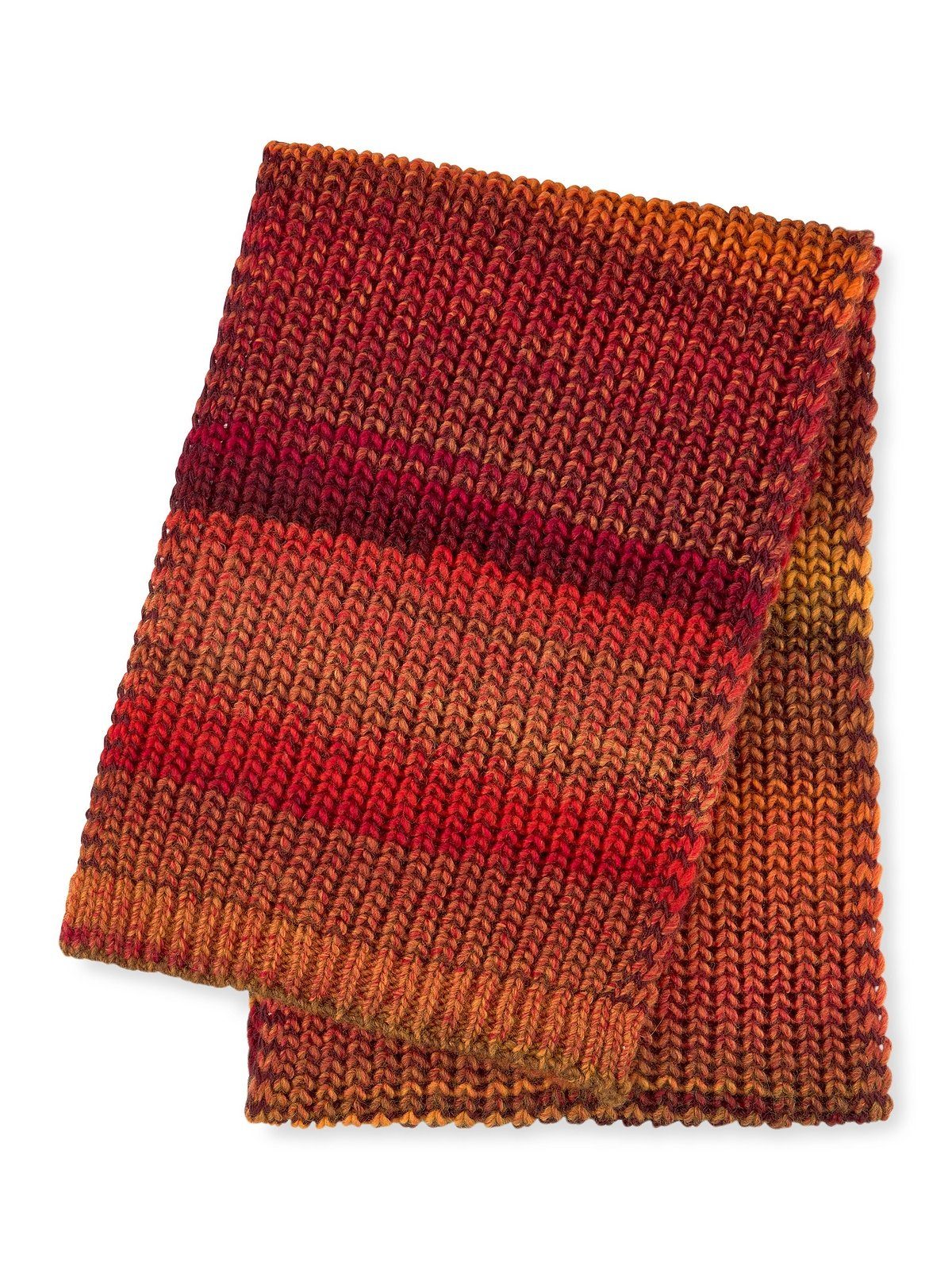 Sheego Strickschal Große Größen, mit Farbverlauf, in Rippstrick, ca. 28 x 180 cm