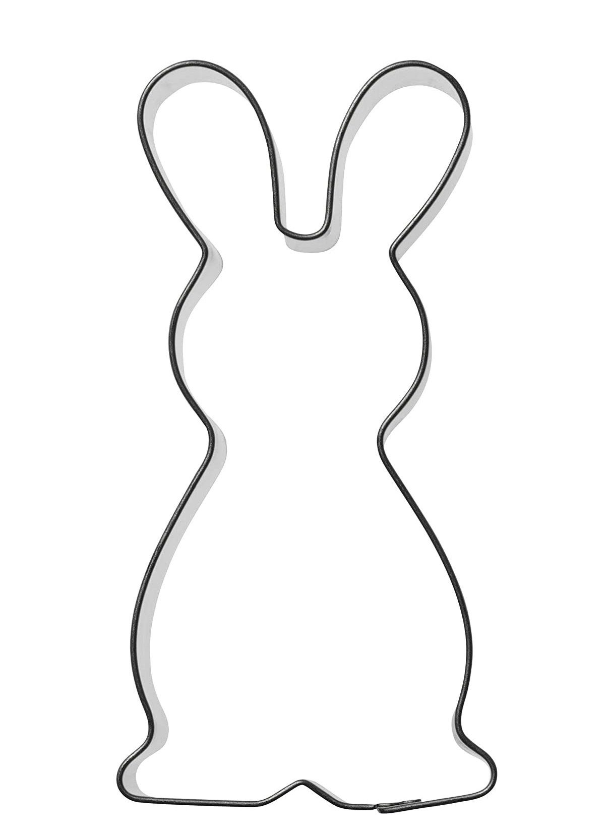 Kaiser Backformen Ausstechform Plätzchen Ausstecher Hase Henry, Edelstahl, 8 x 6,5 x 2,5 cm, Edelstahl, Klein, ideal für Ostern, langlebig und spülmaschinenfest