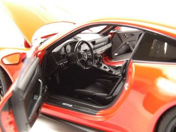 Norev Modellauto Porsche 911 992 GT3 2021 orange Modellauto 1:18 Norev, Maßstab 1:18