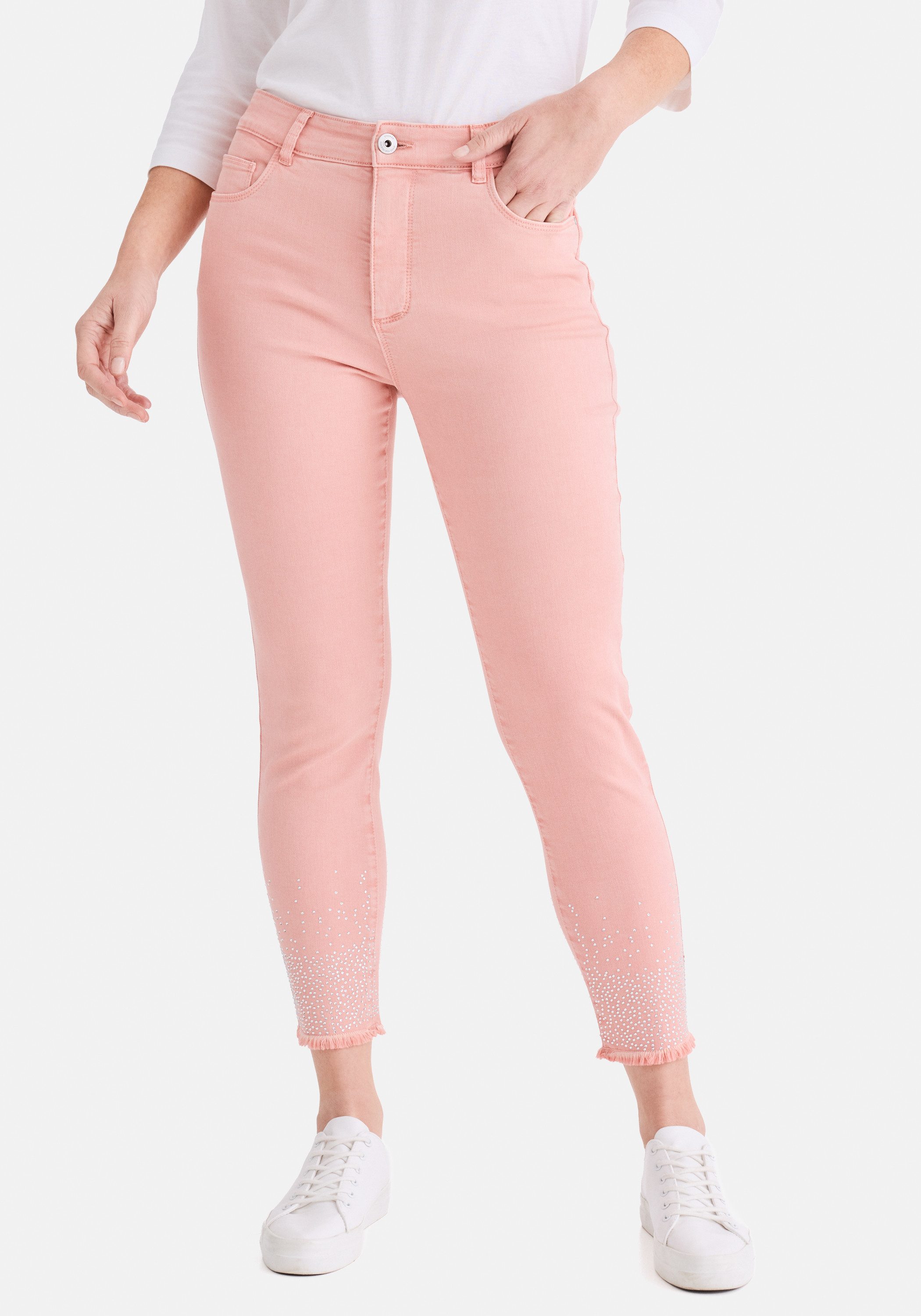 STOOKER WOMEN 5-Pocket-Jeans Rio Skinny Fit Denim Jeans Skinny Fit Casual Clean Wash Denim Jeans Magic Shape Effekt für Damen