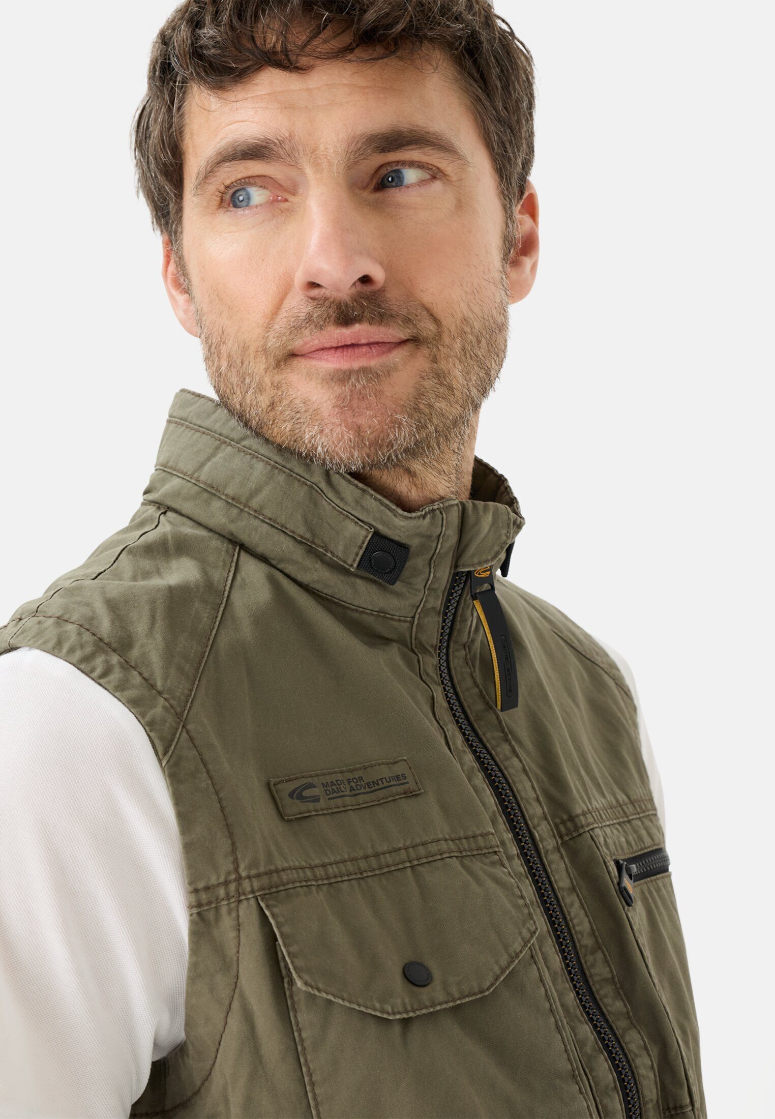 camel active Funktionsweste mit Innentaschen ärmellos Weste_Outdoor-Weste