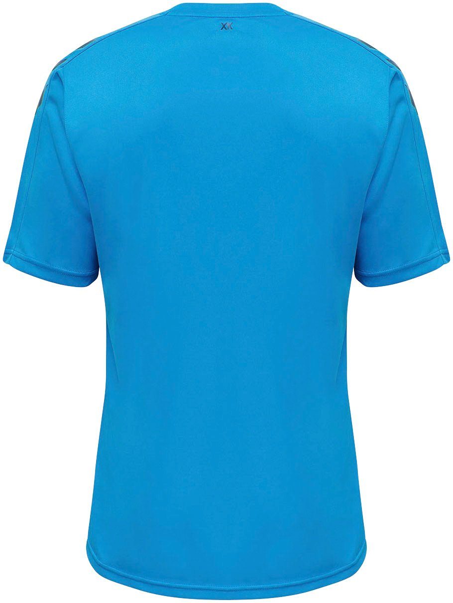hummel SHORTSLEEVE JERSEY blau POLY XK T-Shirt hmlCORE