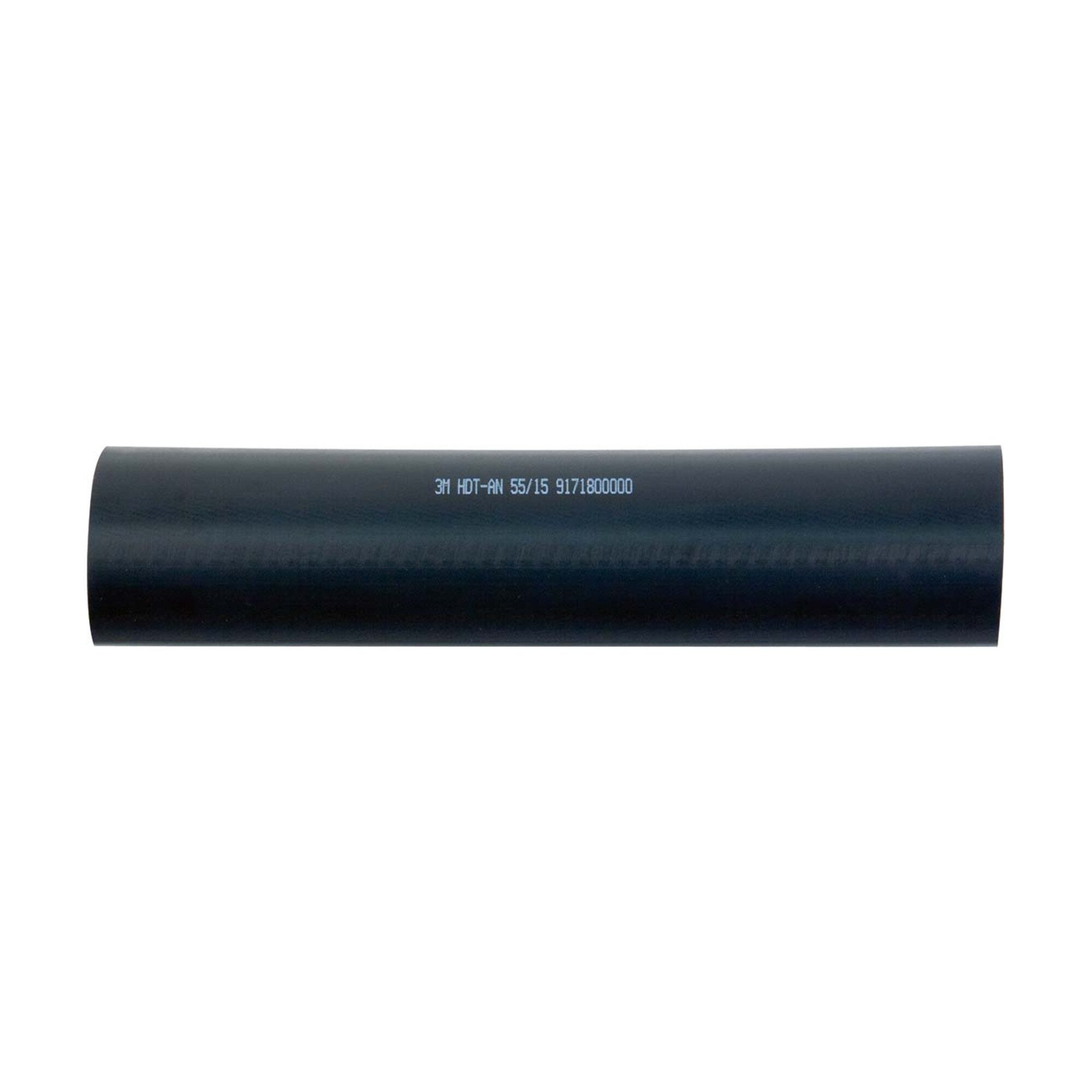 3M Geflechtschlauch 3M Deutschland Warmschrumpfschlauch dickw 55/15 mm, sw, m.Kle. HDT-AN-