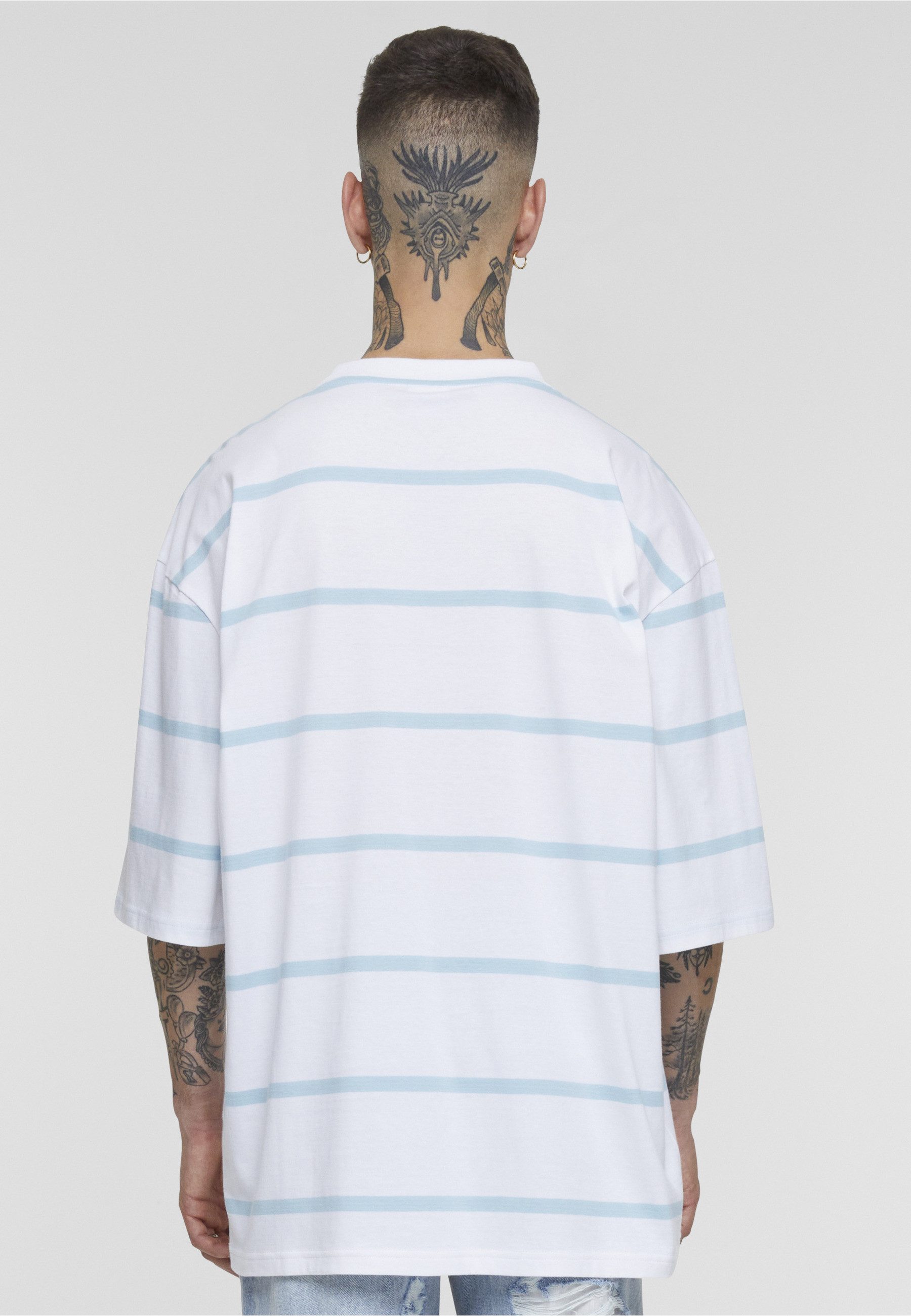 URBAN CLASSICS T-Shirt Urban Classics Herren Oversized Sleeve Modern Stripe Tee (1-tlg)