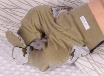 La Bortini Schlupfhose 2er Pack Baby Hosen mit Fuß Kinder Hose 44 50 56 62 68 74 80 86 atmungsaktiv, weich