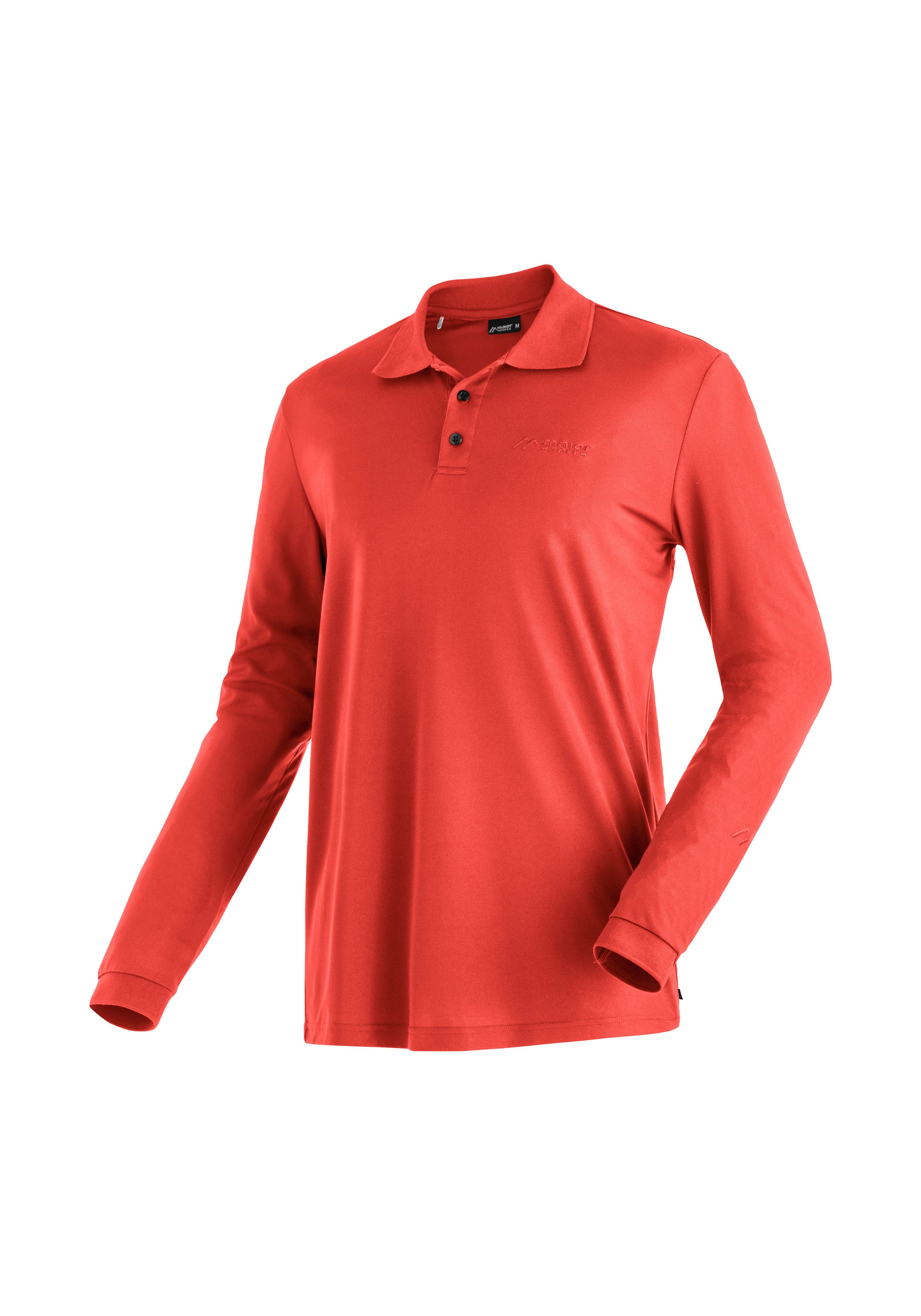 Maier Sports Poloshirt "Ulrich L/S" Herren Funktionsshirt, langarm Freizeit günstig online kaufen