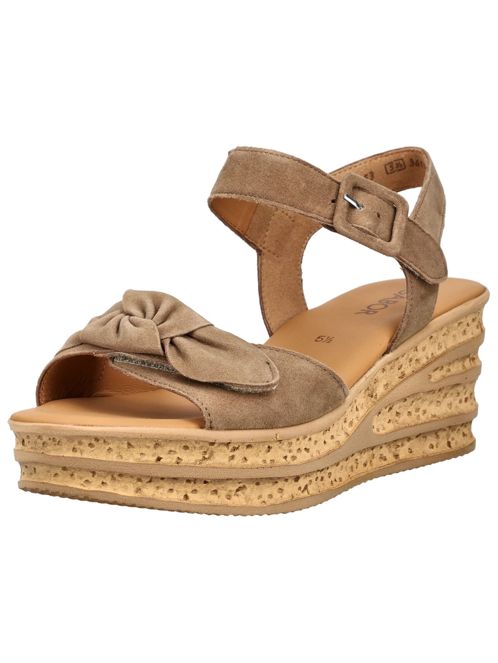Gabor Gabor Sandalen Leder Keilsandalette
