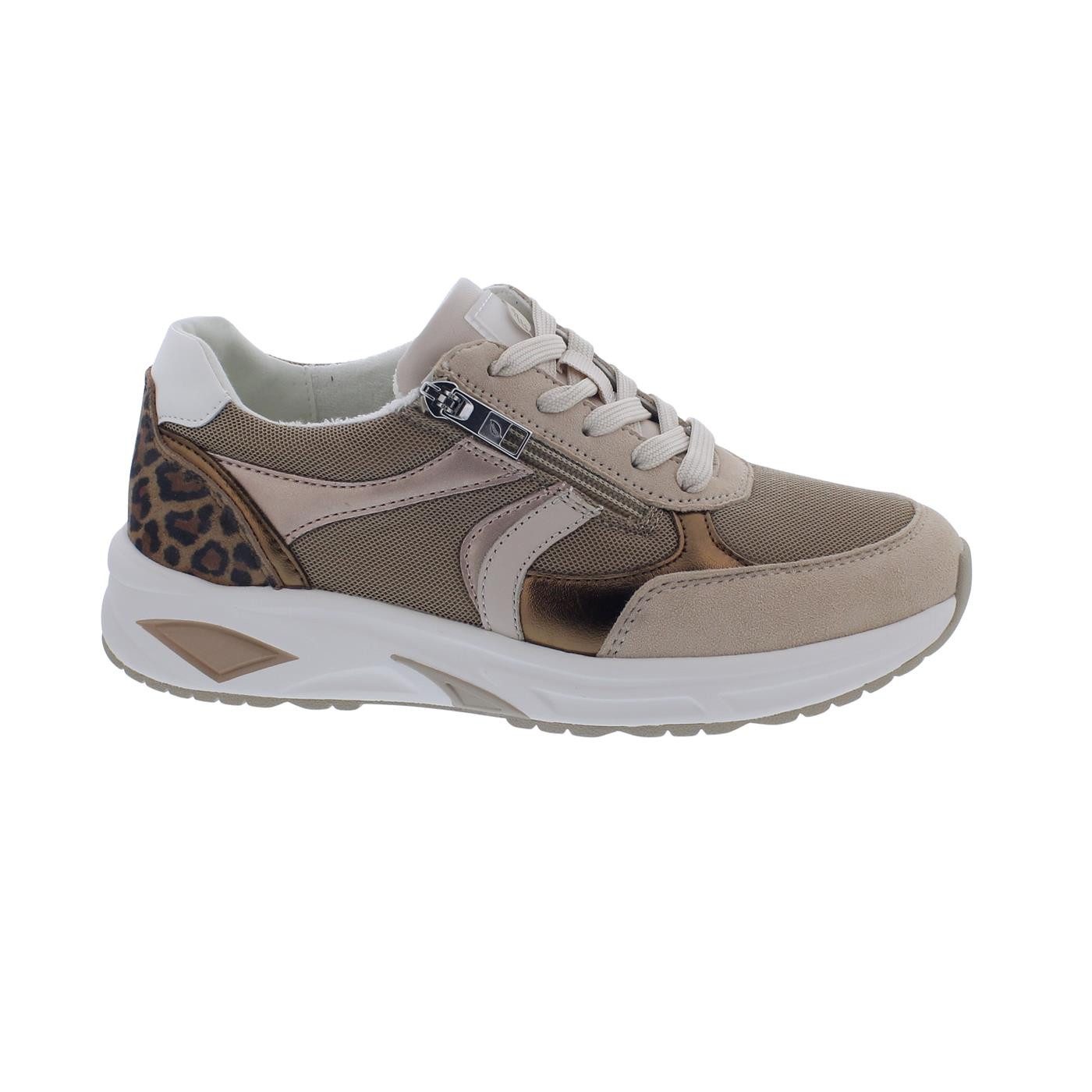 Waldläufer Waldläufer H-Jill Sneaker, Velours/ Mesh/Metallic, günstig online kaufen