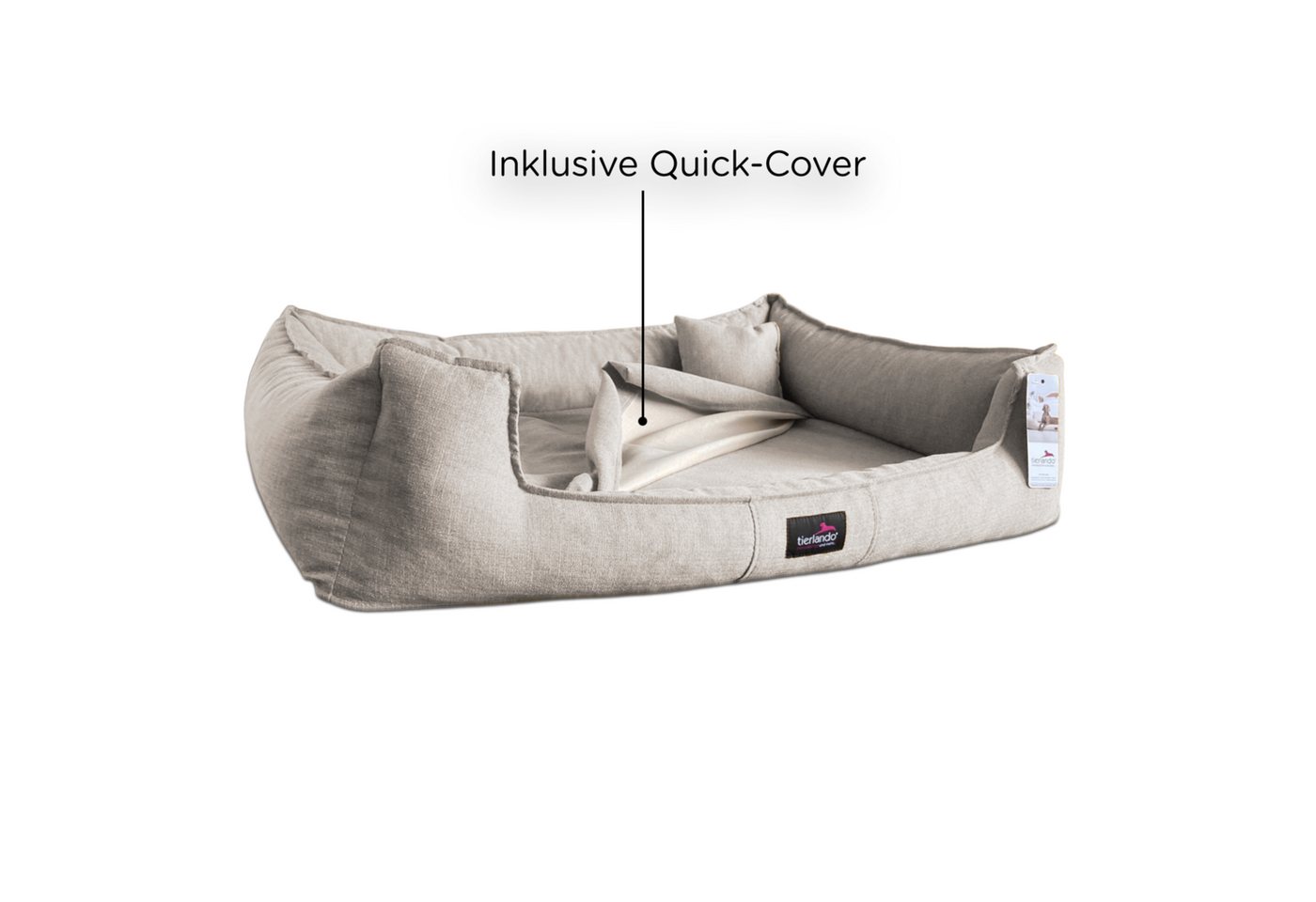 Thumbnail - tierlando® Tierbett Orthopädisches Hundebett SCARLETT - inklusive Matratzenschoner