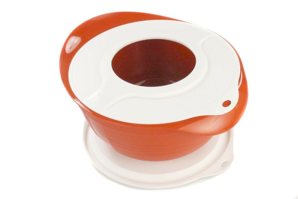 TUPPERWARE Rührschüssel Rührschüssel groß 3,5 L terrakotta Teigschüssel