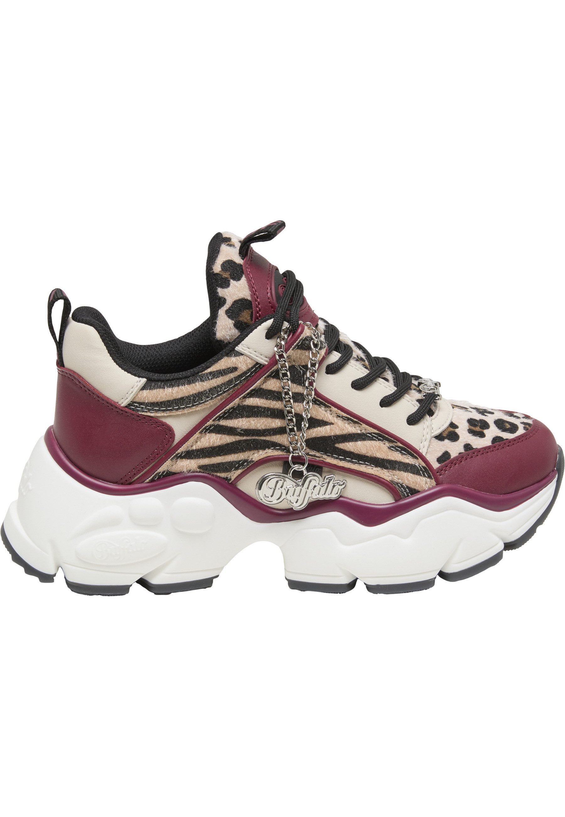 Buffalo Buffalo BINARY GLAM - VEGAN SUEDE/FUR/NAPPA Trainingsschuh
