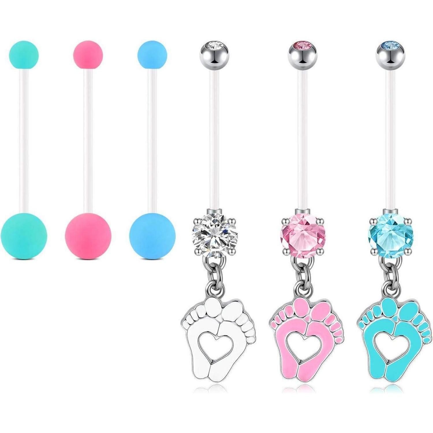 LuxusKollektion Bauchnabelpiercing-Set Bauchnabelpiercing Schwangerschaft N günstig online kaufen