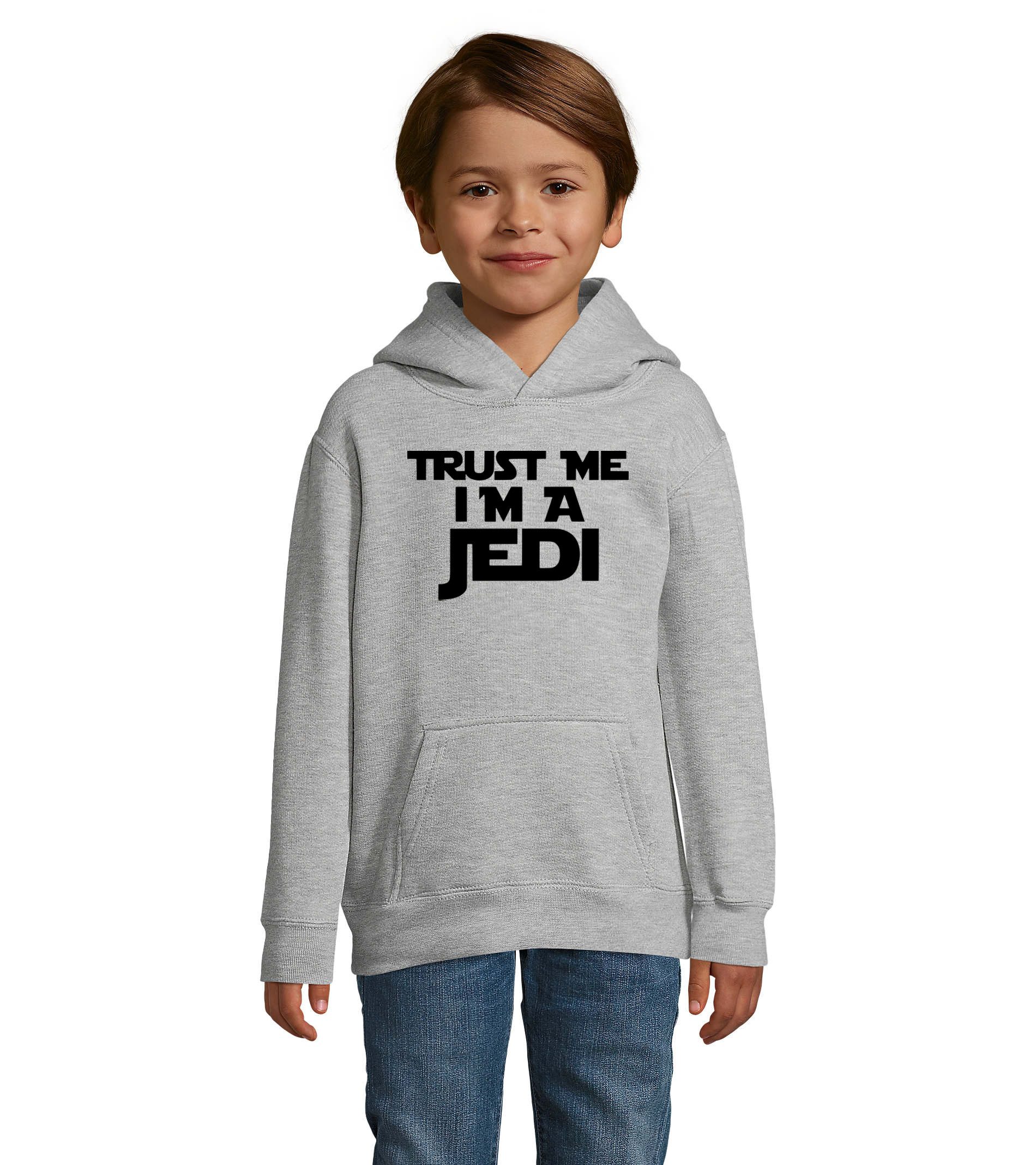 Blondie & Brownie Hoodie Kinder Hoodie Galactic Trust Jedi Print Baumwollmix Freizeit Kinder Hoodie Trust Me I am a Jedi Print Baumwollmix bequem